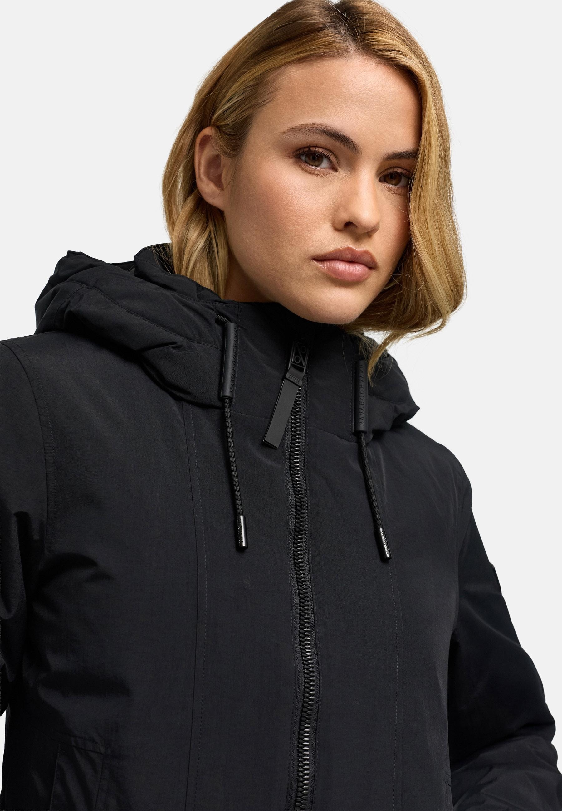 Navahoo Winterjacke »Kichermaus 14« mit Kapuze Wasserdichte Damen Jacke mit Kapuze