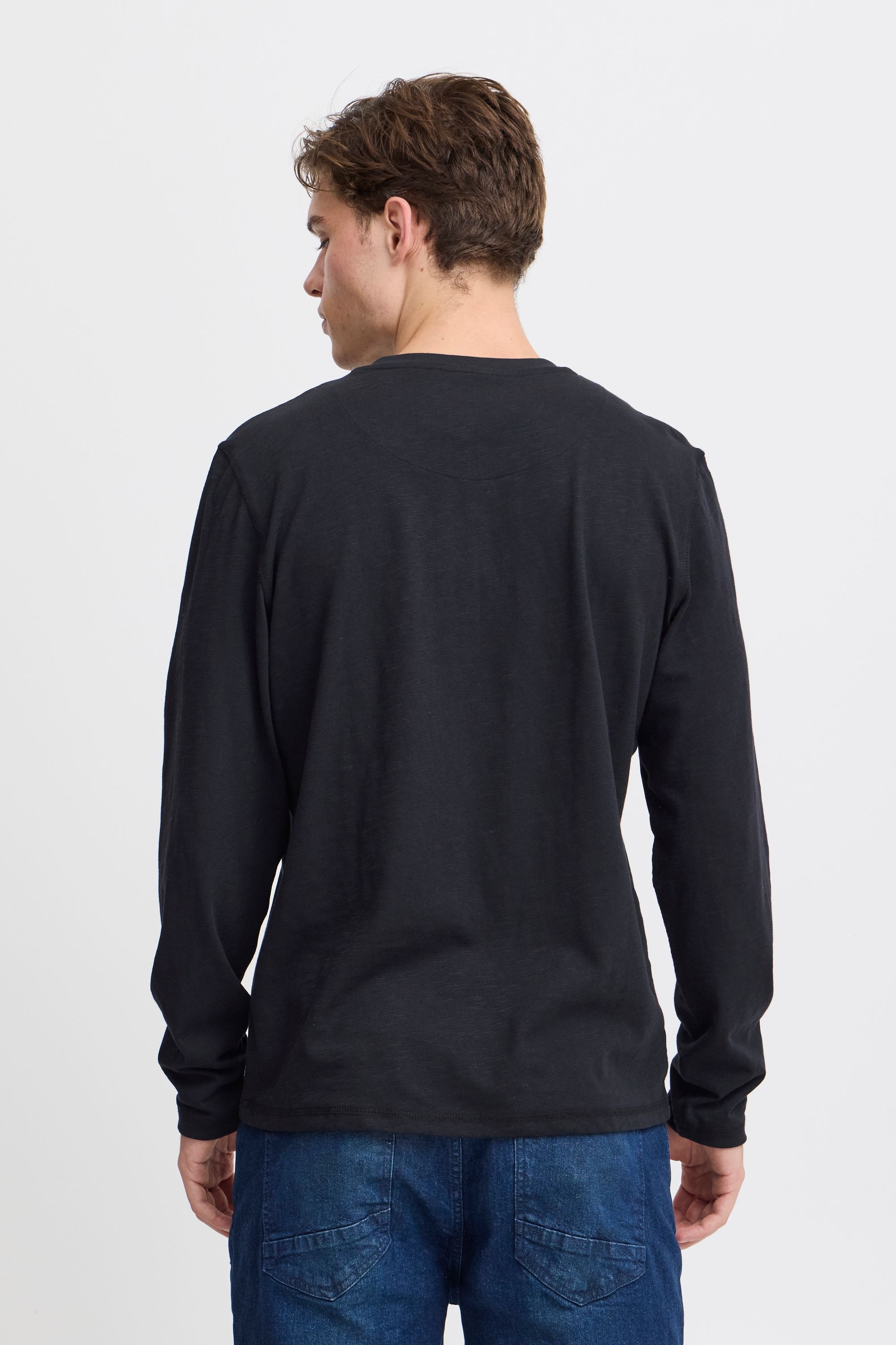 Longsleeve BLEND "Longsleeve BHTee", Herren, Gr. XL, schwarz, Obermaterial: 100% Baumwolle CO., Shirts 3