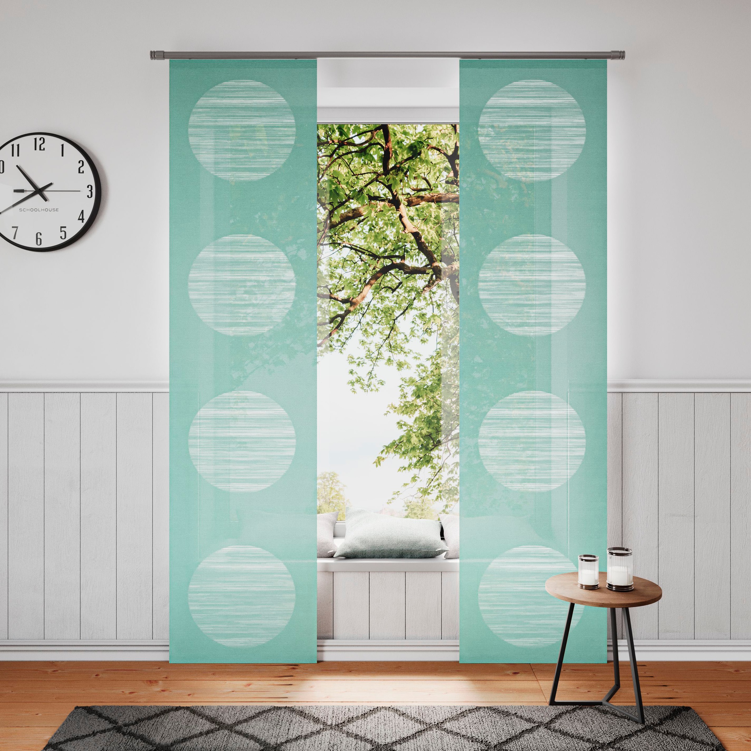 Neutex for you Schiebegardine "Padova" Klettband 1 Stk. tlg. inkl. Befestig günstig online kaufen