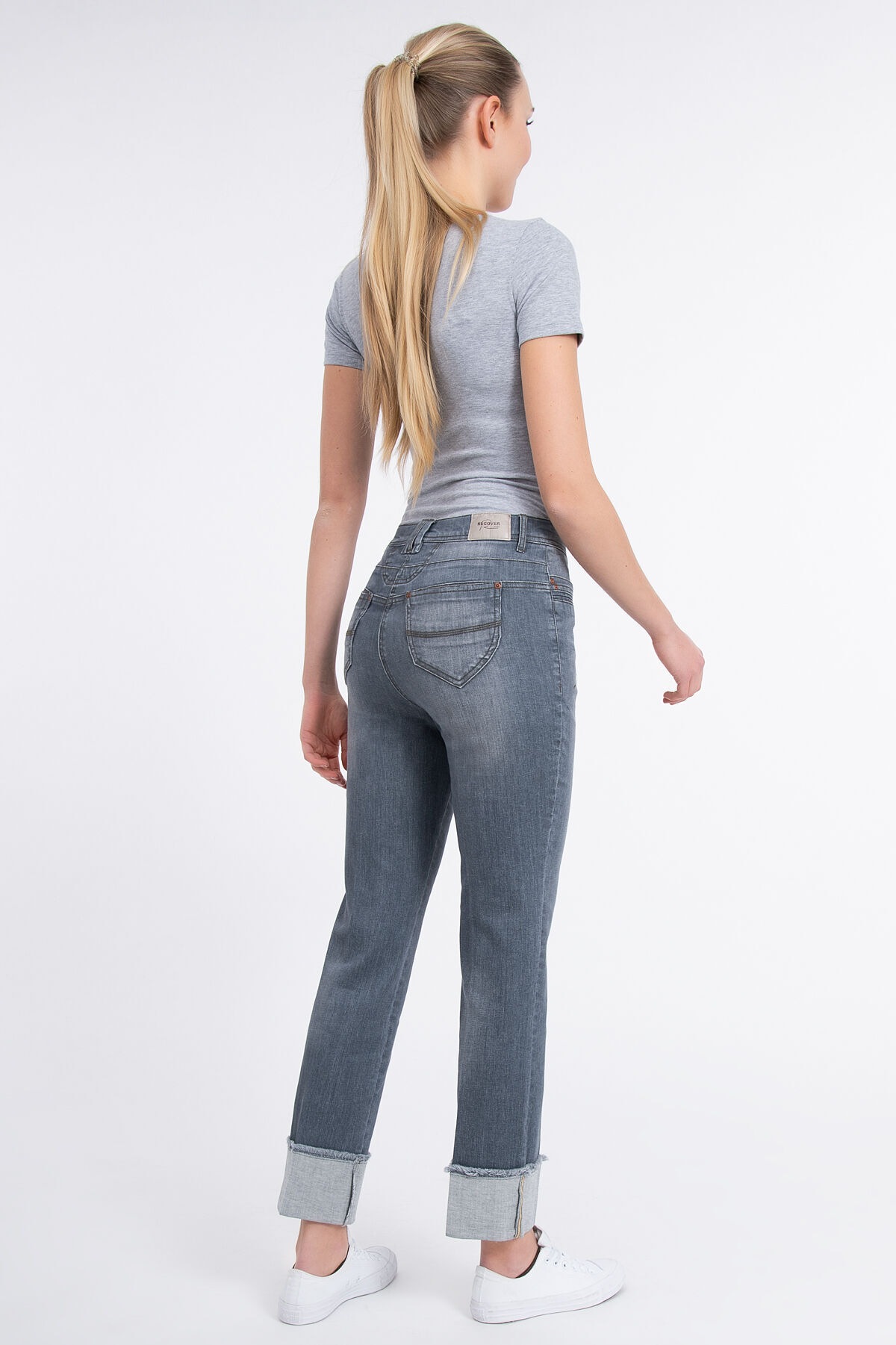 Recover Pants 5-Pocket-Jeans »Carlotta«, mit femininer Ziersteppung