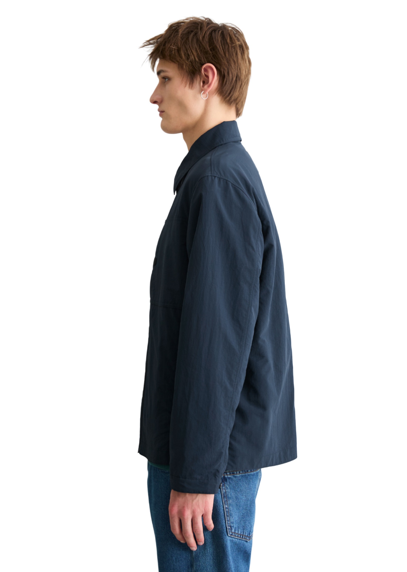 Marc O'Polo DENIM Outdoorjacke »aus wasserabweisendem Recycling-Material« ohne Kapuze