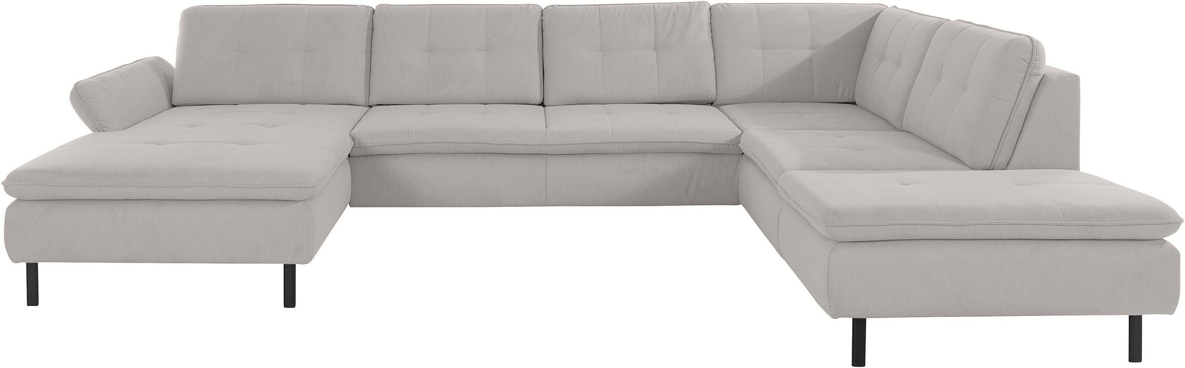 Home affaire "Birkholm U-Form" Armlehnverstellung, auch in Easy Clean Bezug günstig online kaufen