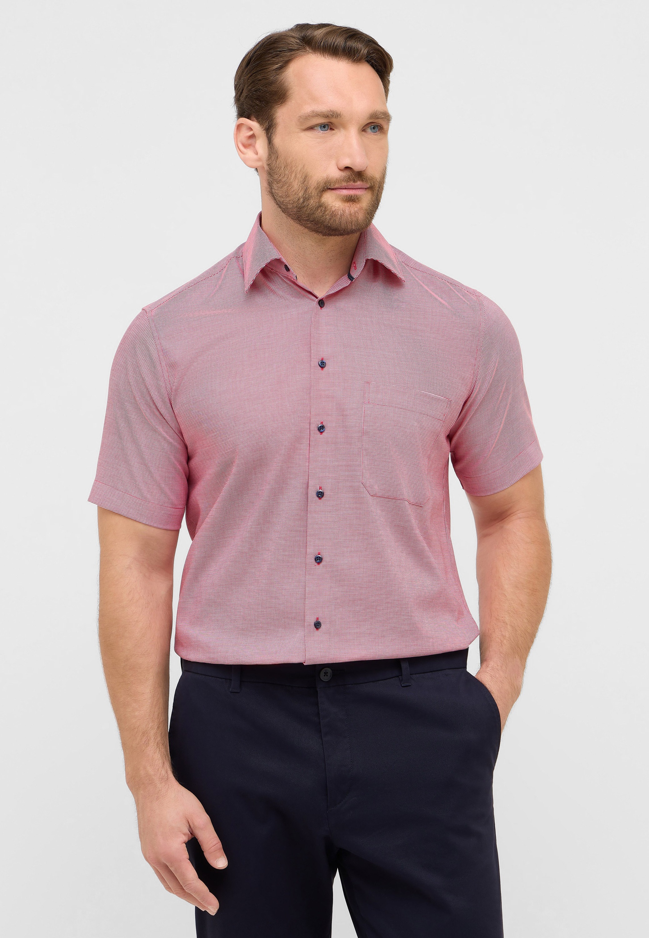 Eterna Kurzarmhemd "COMFORT FIT", NON IRON (bügelfrei) günstig online kaufen
