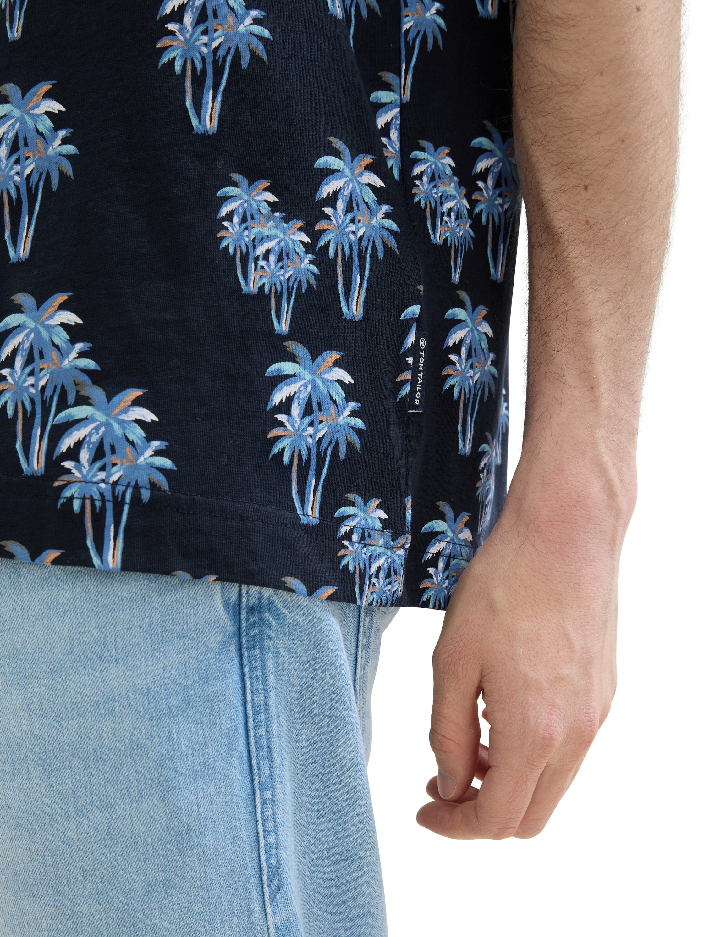 TOM TAILOR Print-Shirt, mit All-Over Print