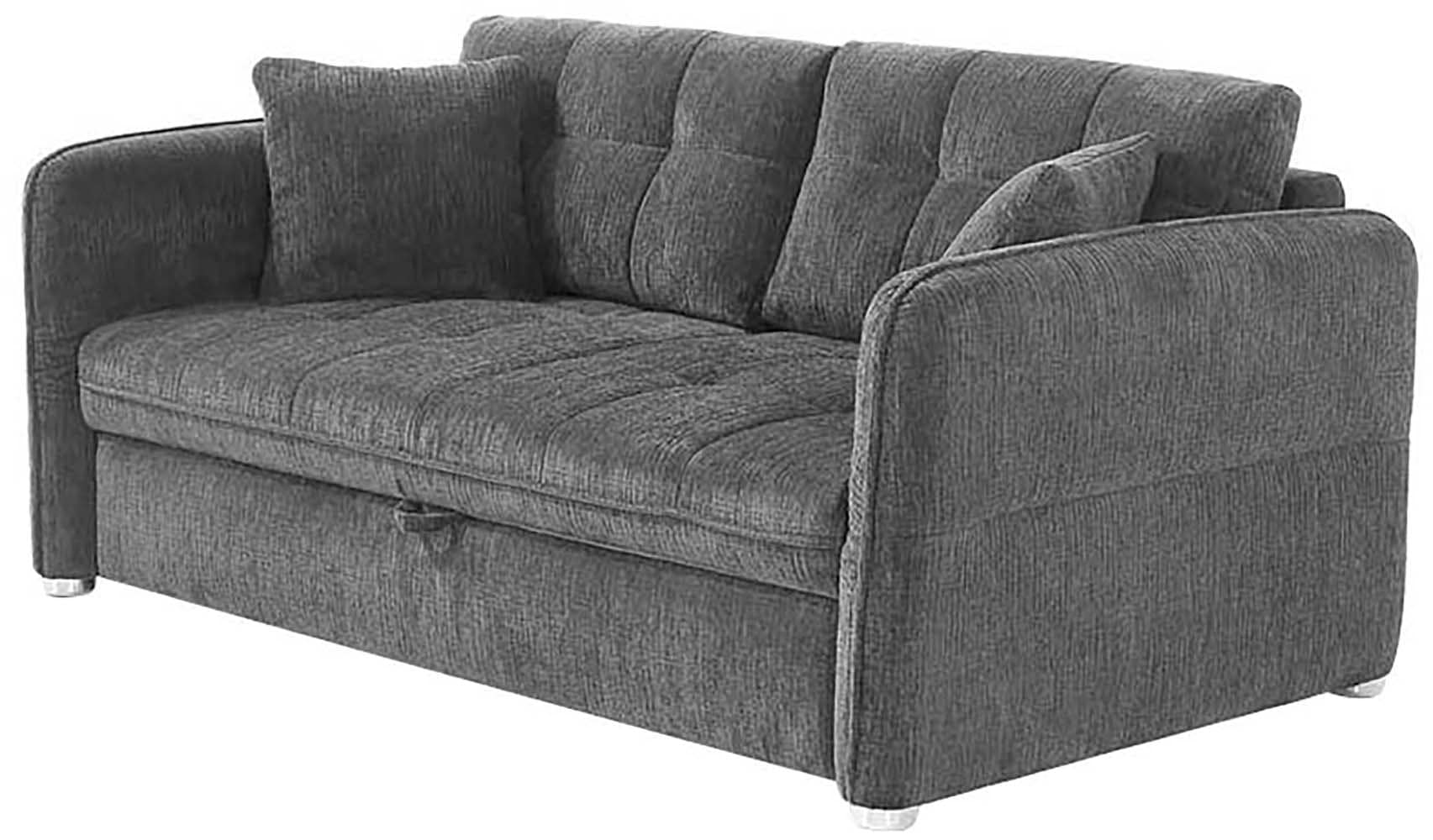 Jockenhöfer Gruppe Schlafsofa "Leon, B: 147 - 187 cm, Liegefl. 120 - 160x200 cm, Breite wählbar" mit Schlaffunktion & Zierkissen, in 3 Breiten
