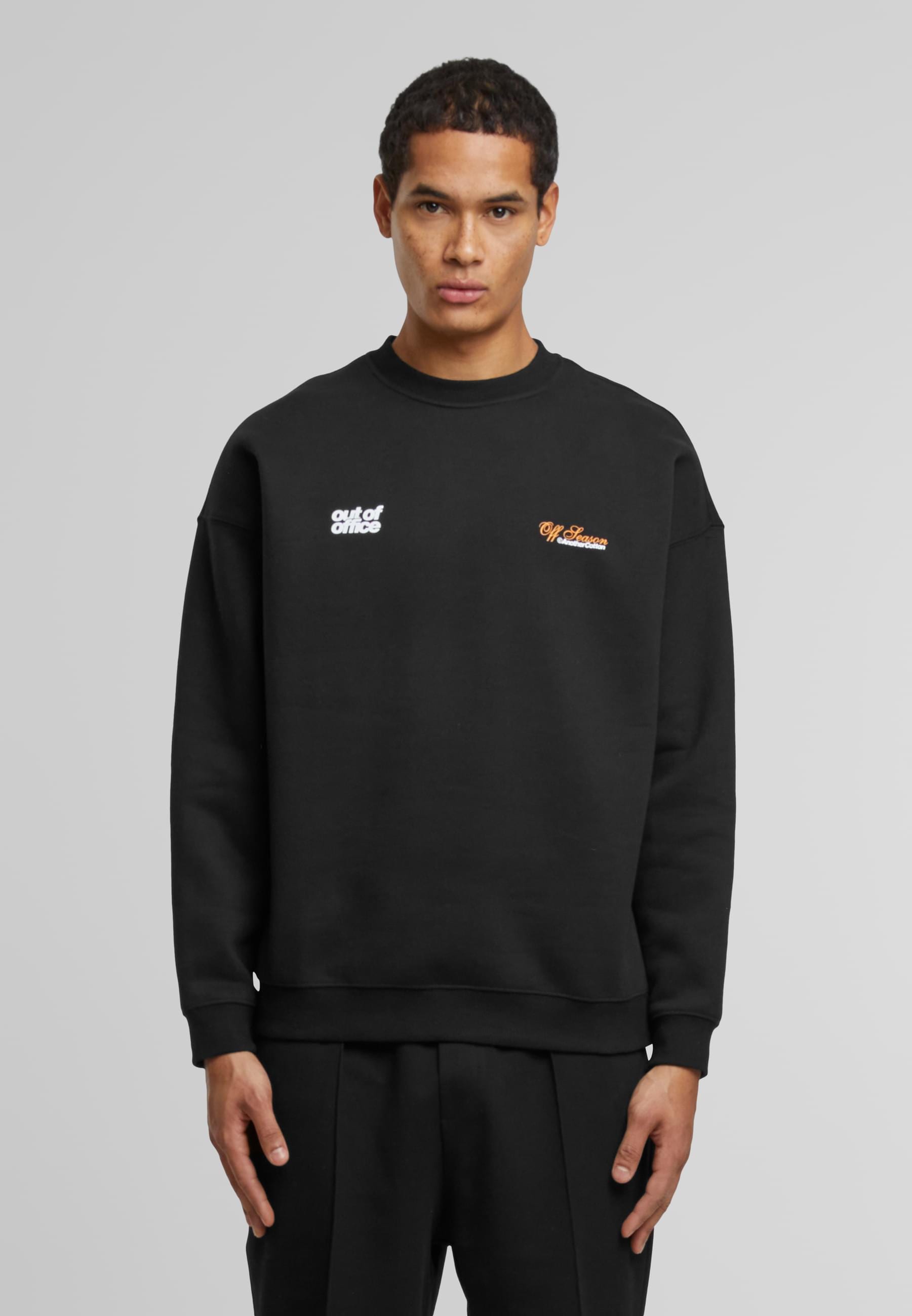 Another Cotton Lab Rundhalspullover »Another Cotton Lab Out Of Office Oversize Sweatshirt«, (1 tlg.)