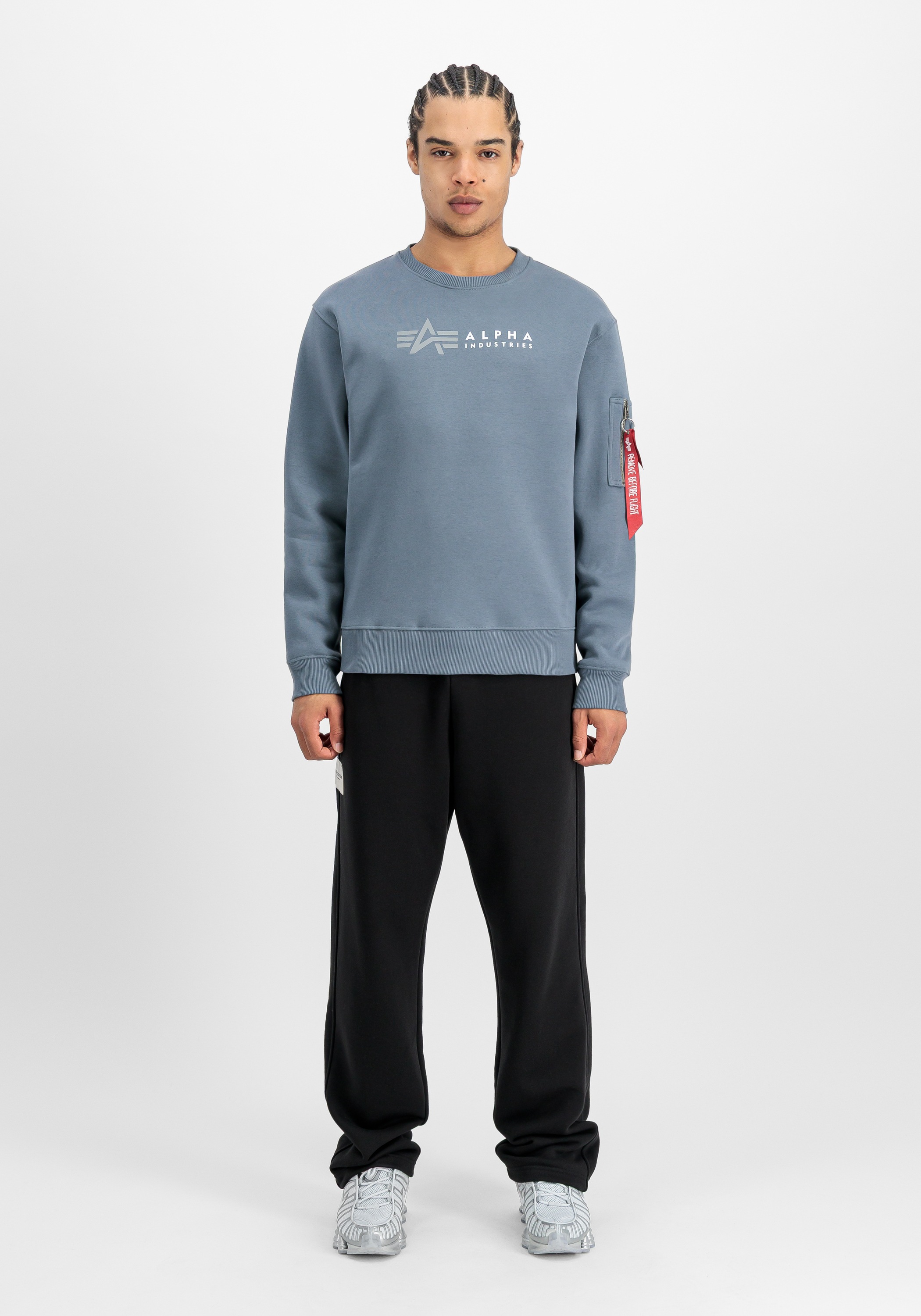 Alpha Industries Sweater "Alpha Industries Men - Sweatshirts Alpha Label Sw günstig online kaufen