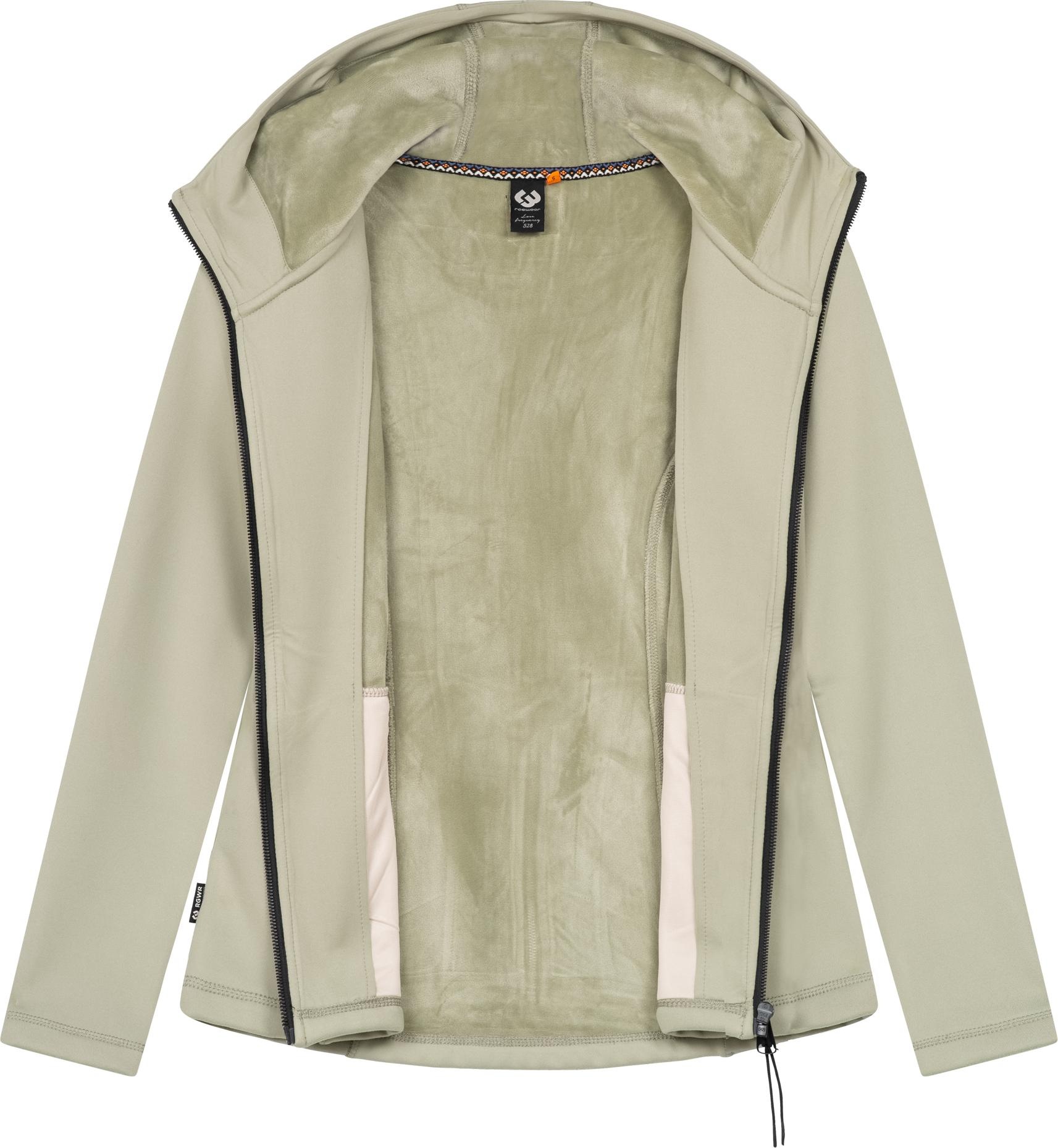 Ragwear Kapuzensweatjacke »Lyshka«, Sportliche weiche und elastische Kapuzenjacke