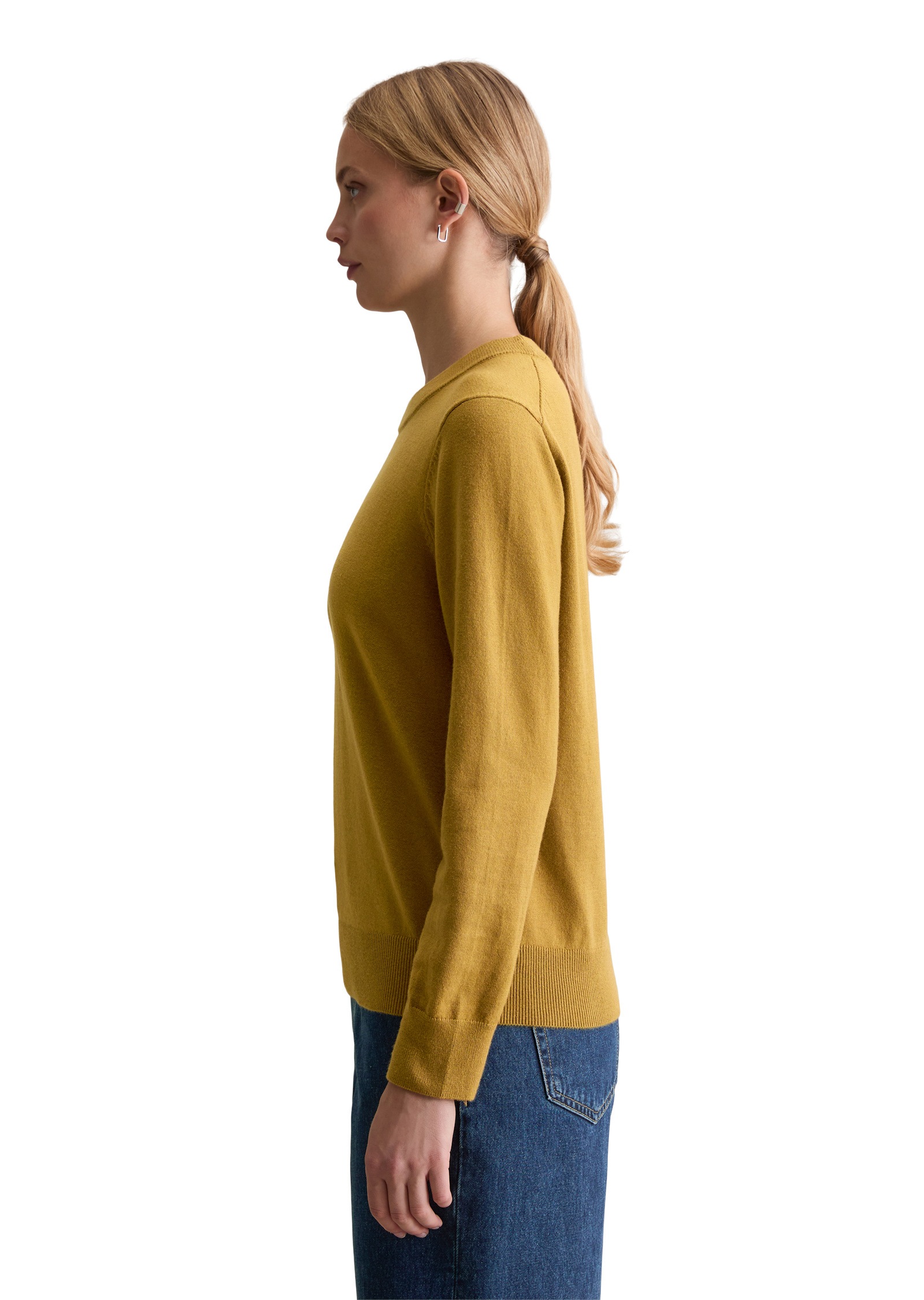 Marc OPolo DENIM Strickpullover "aus Soft Cotton Stretch" günstig online kaufen