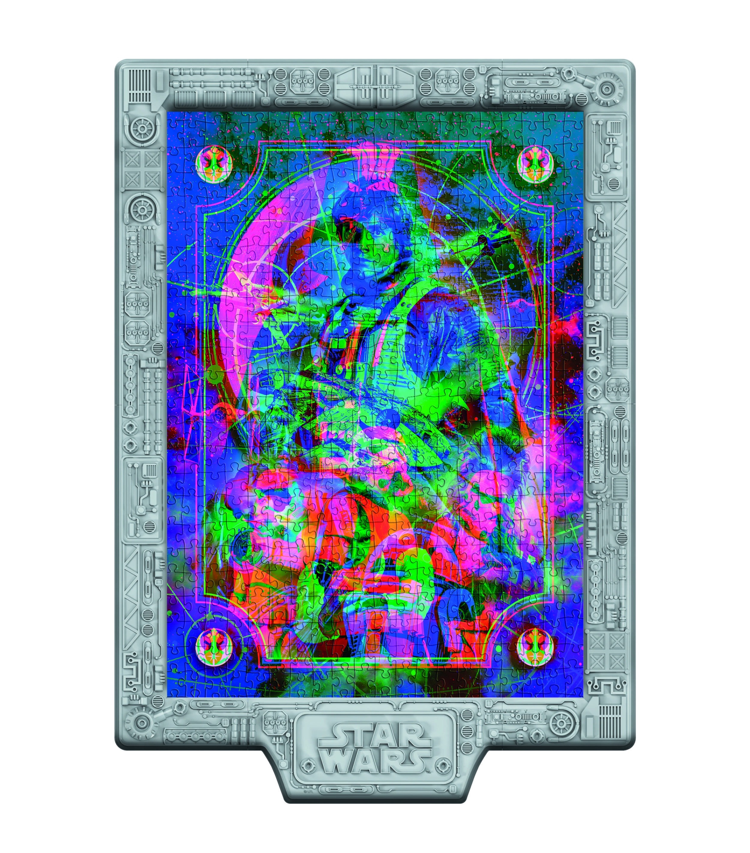 Clementoni® Puzzle »Star Wars - The Metamorphic Art Collection Episode 4-5-6« Mit Licht; Made in Europe