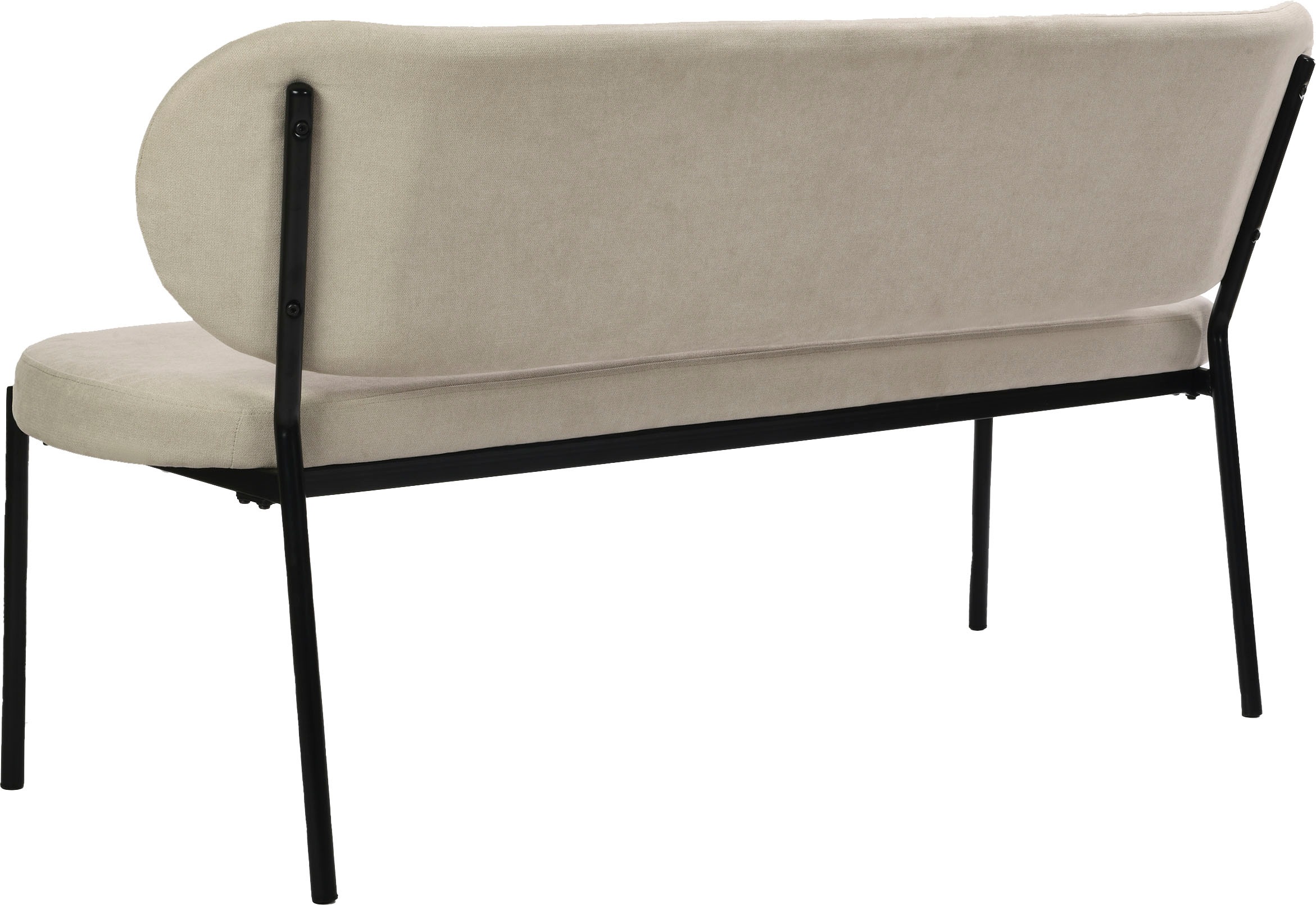 byLIVING Sitzbank »Jersey«, mit Webstoff-Bezug, mit Rückenlehne, Breite 160 cm