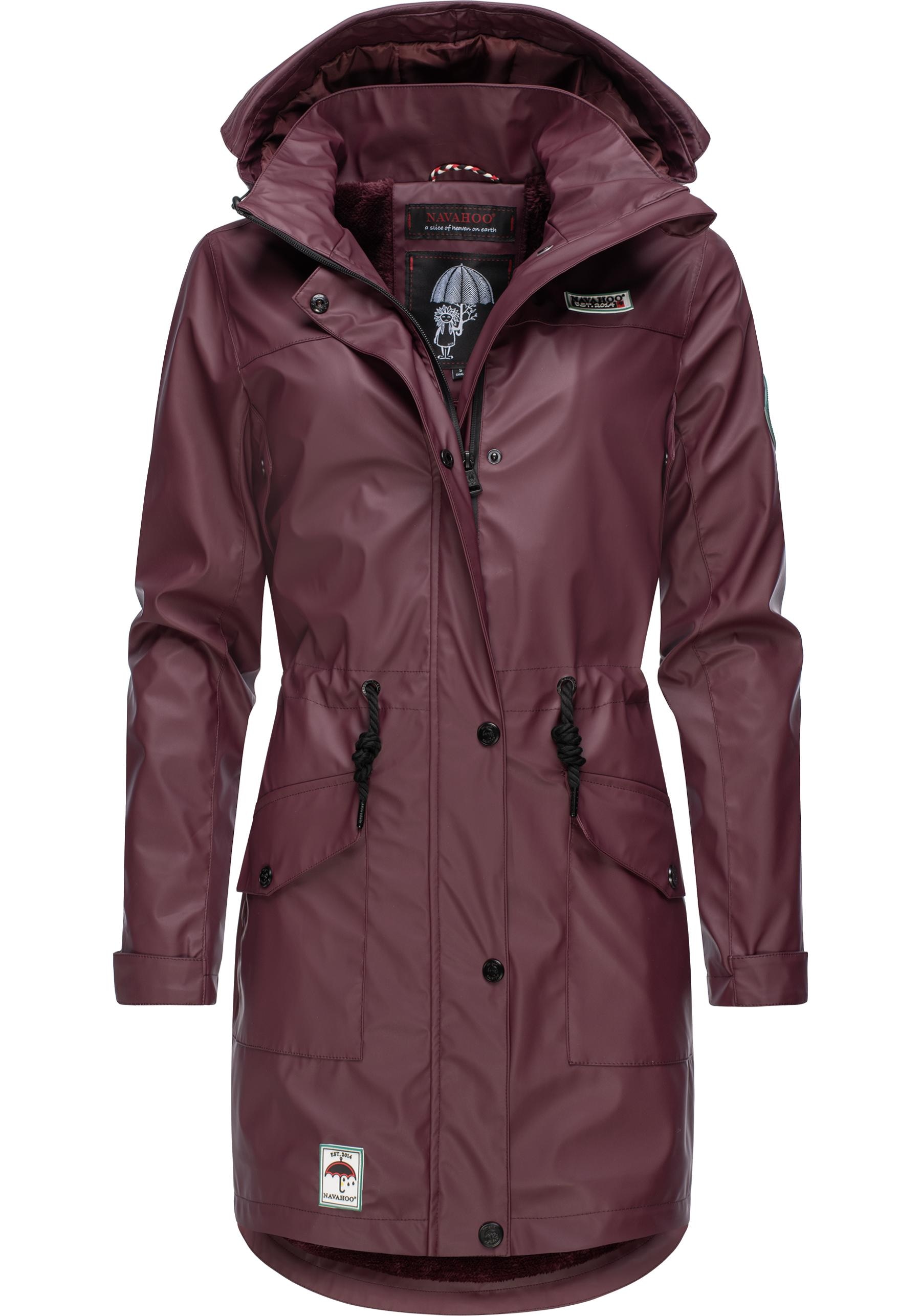 Navahoo Outdoorjacke Damen Kapuze, BAUR mit »Deike«, Regenmantel | Raten modischer auf Outdoor