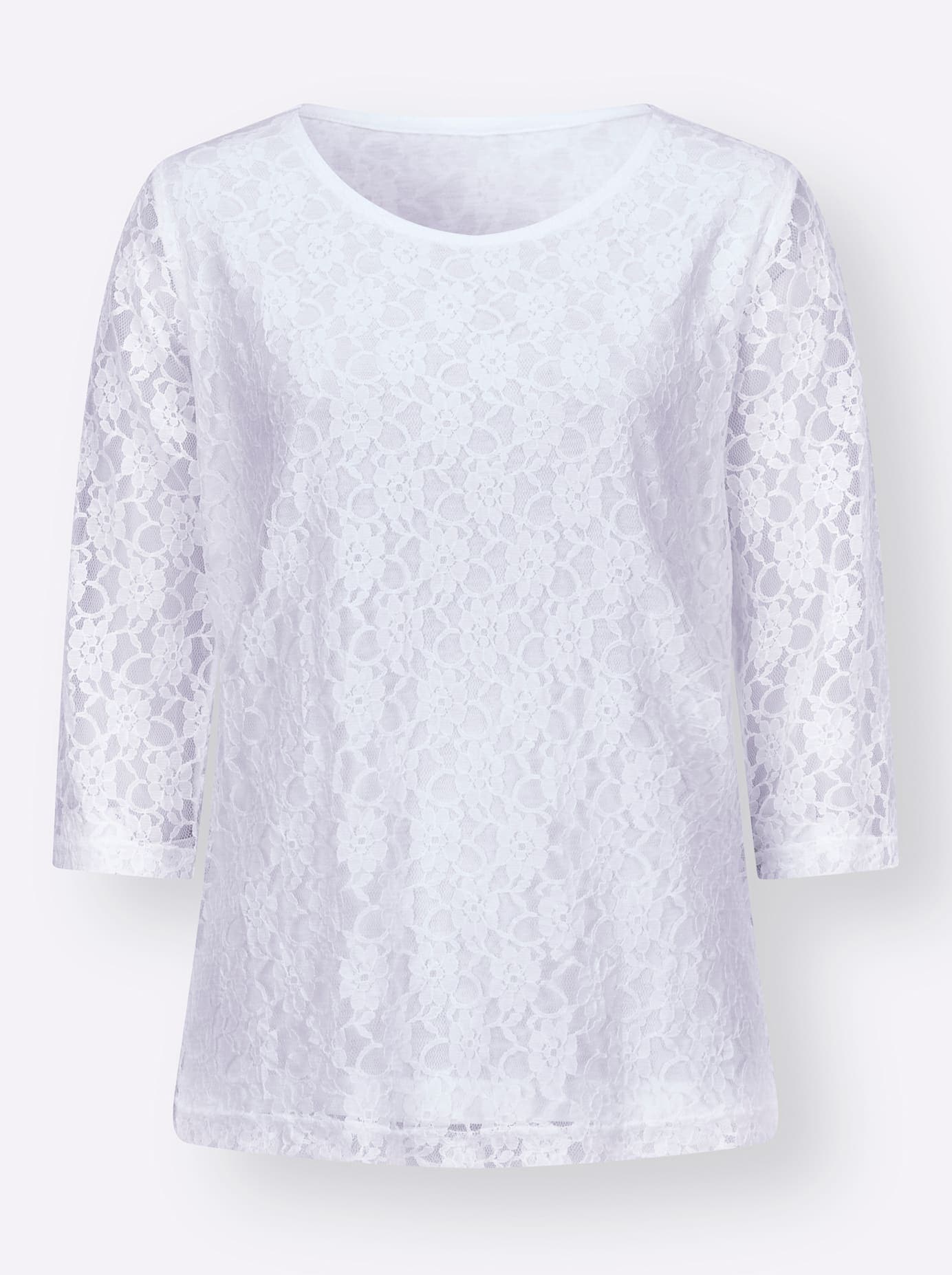 Classic Basics Spitzenshirt »Spitzenshirt«, (1 tlg.)