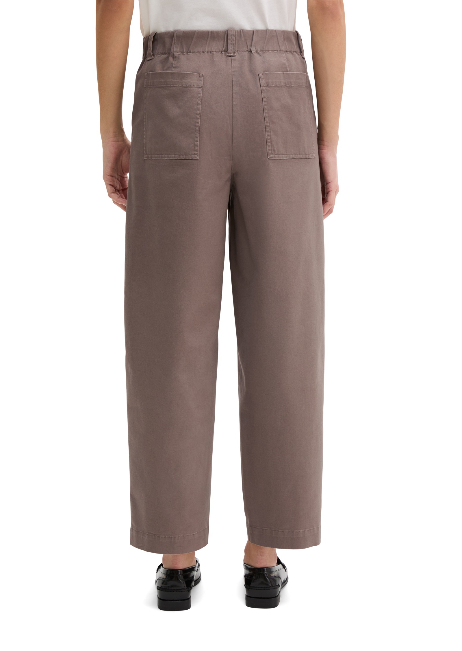 Thumbnail - Marc OPolo Stoffhose Barrel Pants aus Brushed Cotton Twill