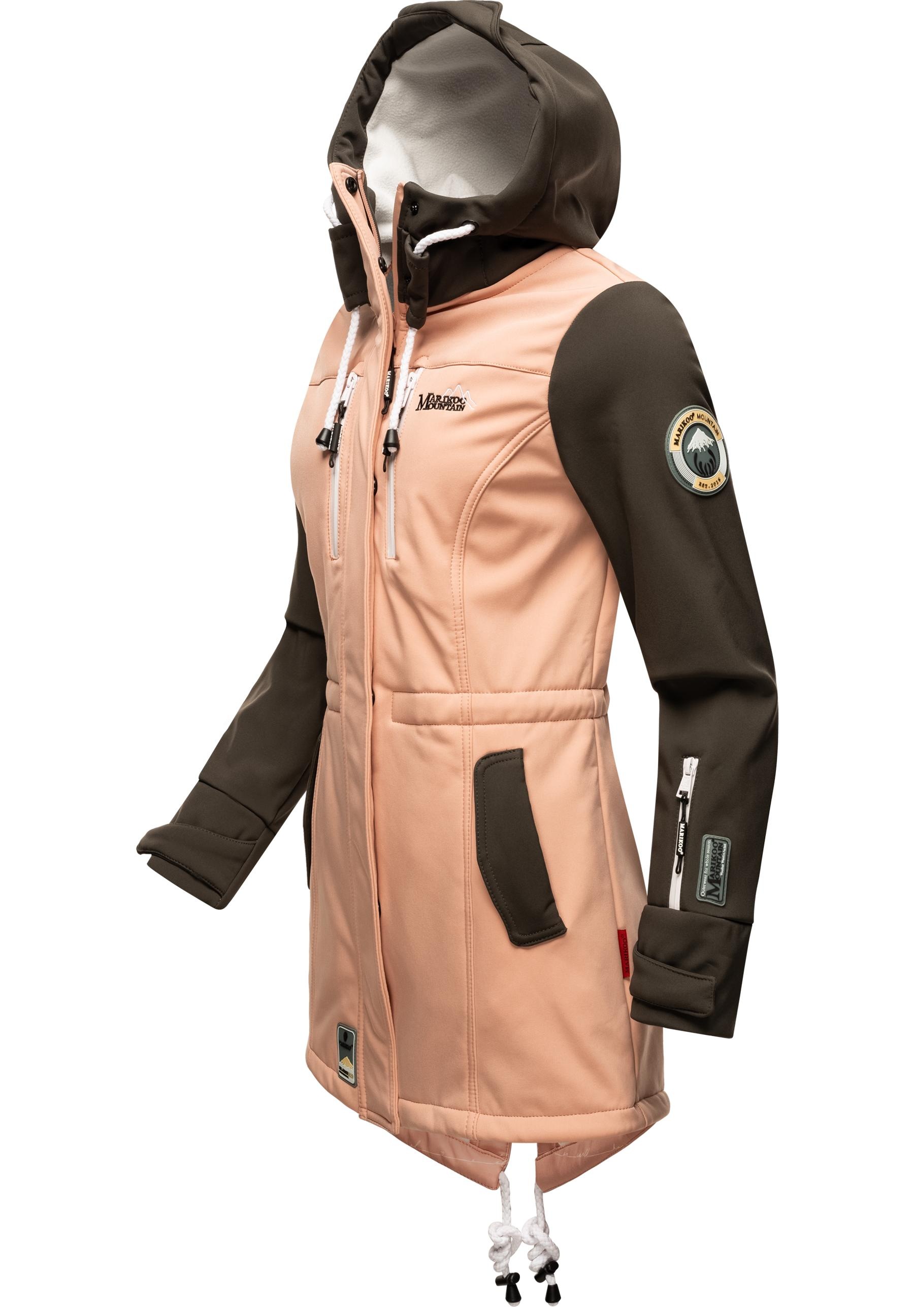 Marikoo Funktionsmantel "Zimtzicke" Softshell Parka mit Kapuze günstig online kaufen