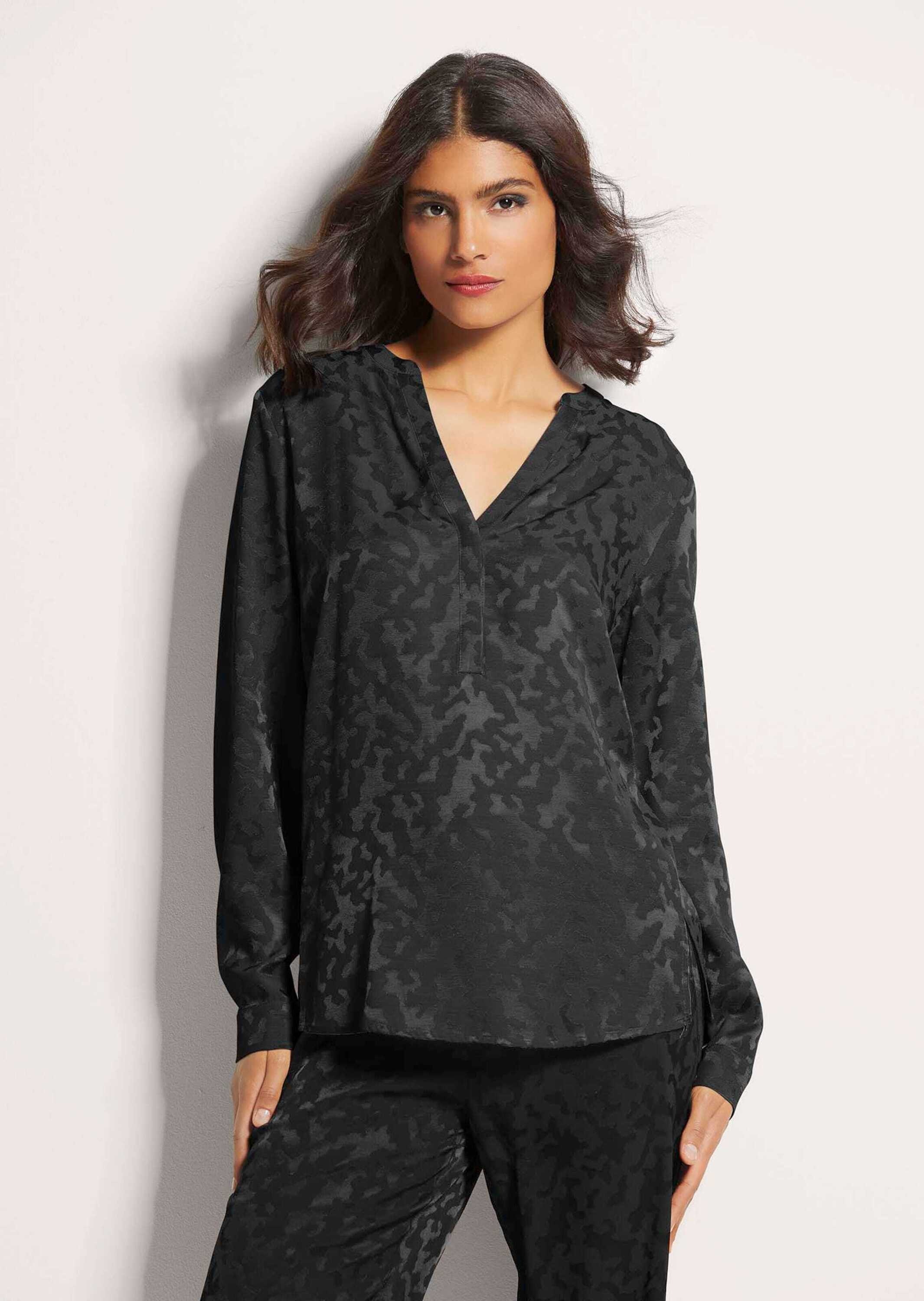 MADELEINE Langarmbluse "Bluse Lange Jacquard-Bluse" günstig online kaufen