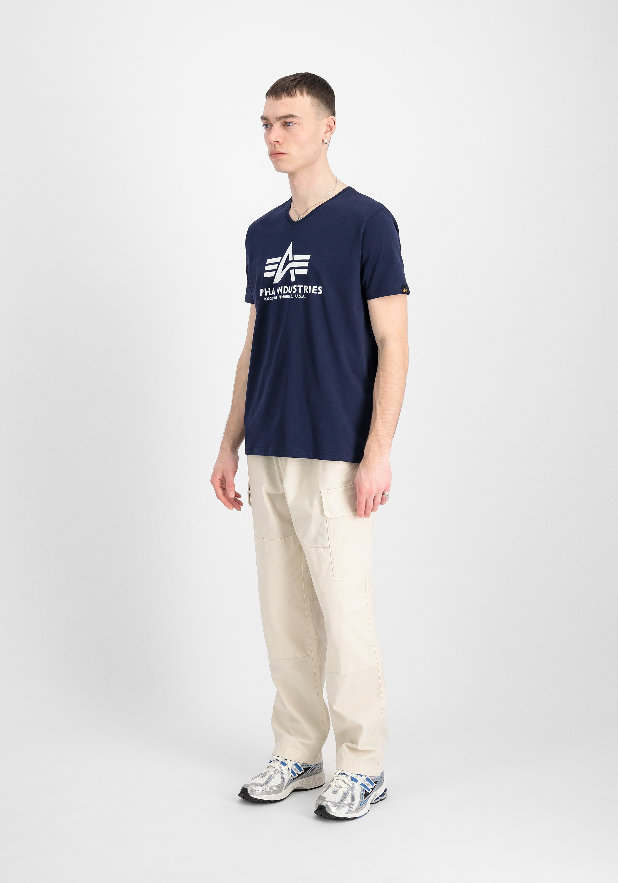 Alpha Industries T-Shirt »Basic T-Shirt BL V-Neck T-Shirt«