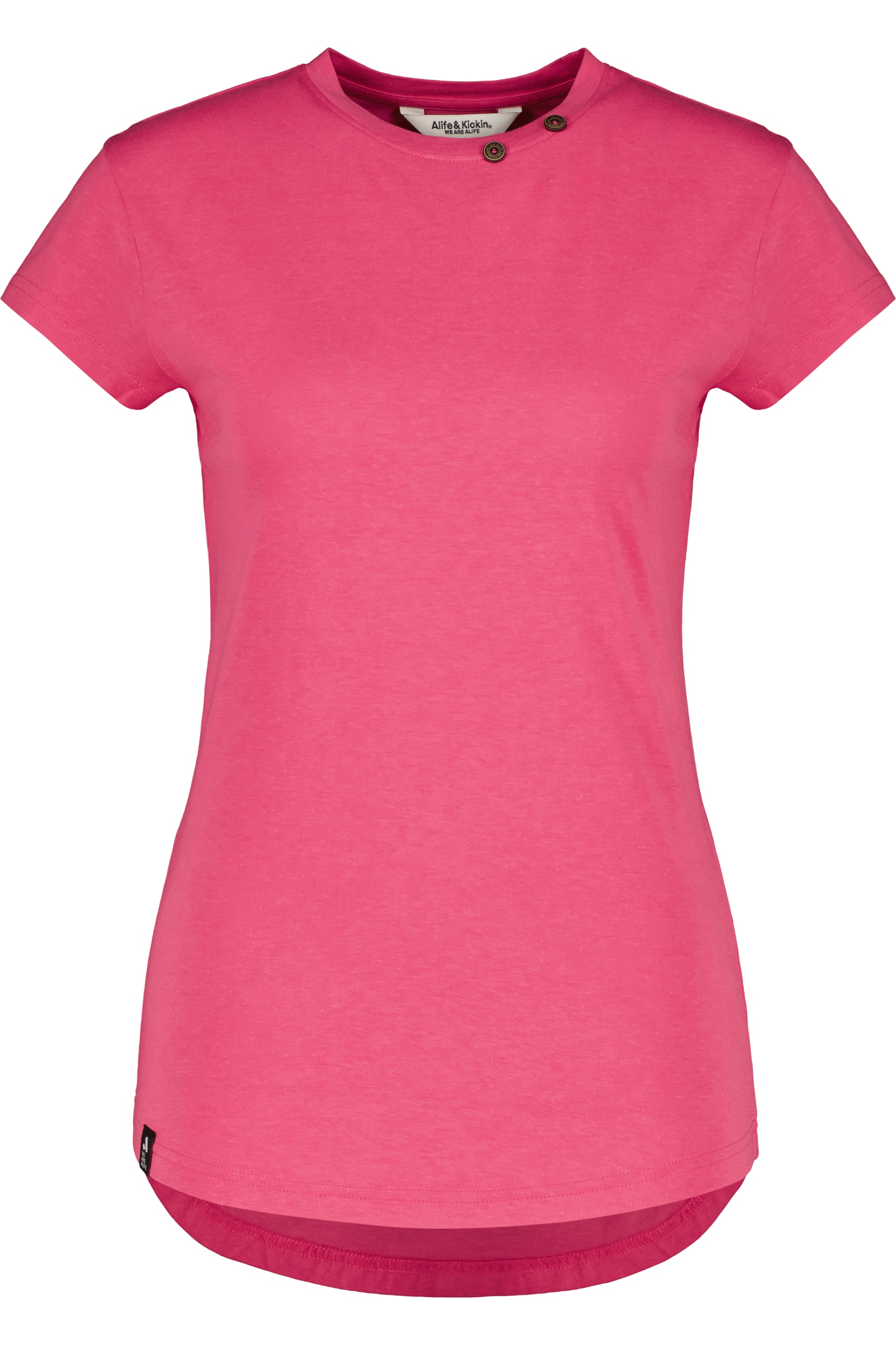 Alife & Kickin leichtes T-Shirt aus Materialmix mit Rundhals und Modal