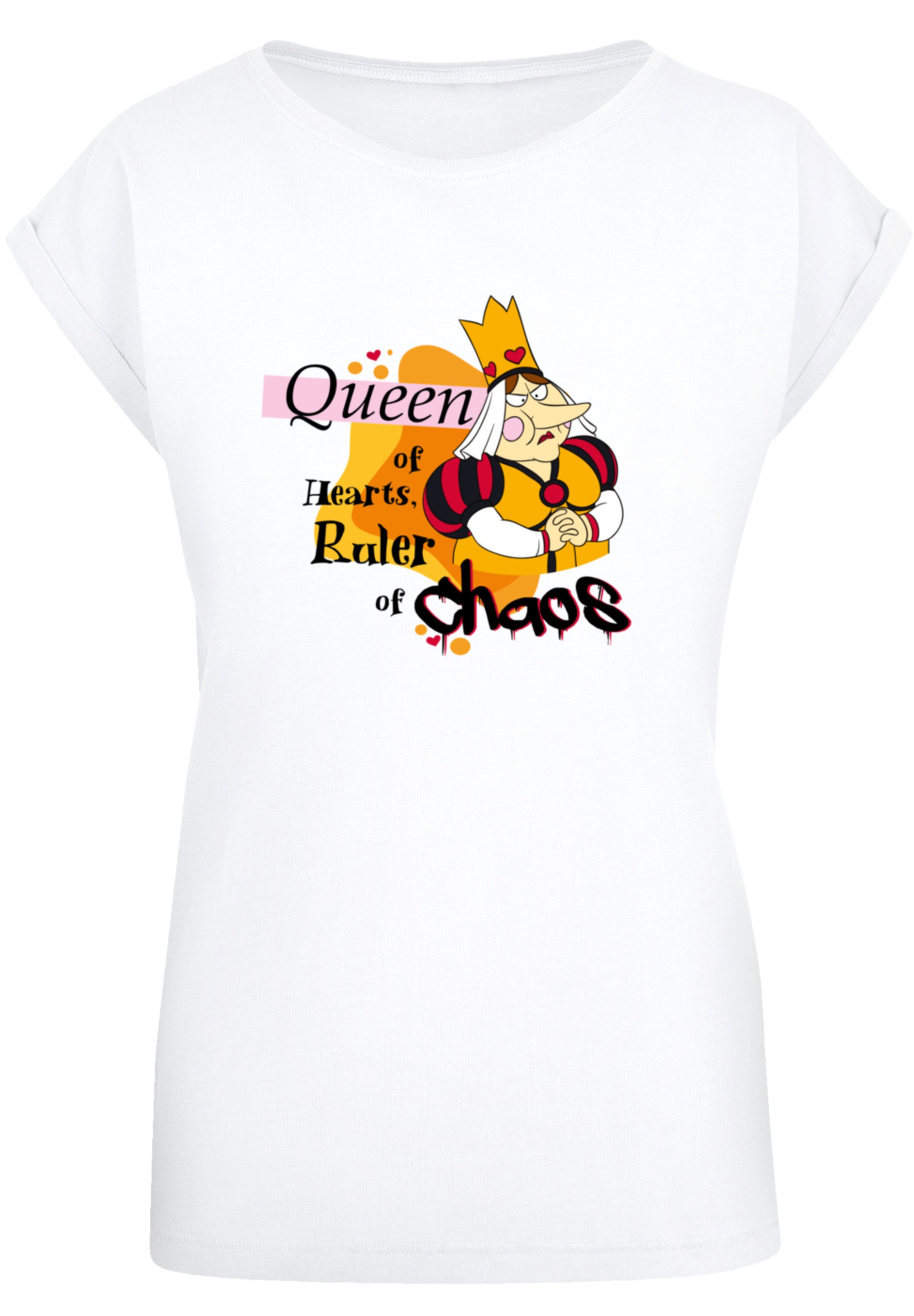 F4NT4STIC T-Shirt »Alice im Wunderland Queen Of Hearts«, Retro, Heroes of Childhood, TV Serie