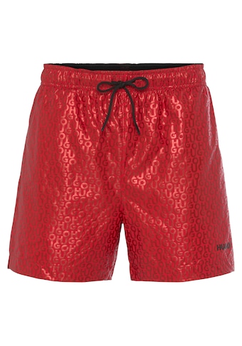 HUGO Badeshorts su Label All-Over Print