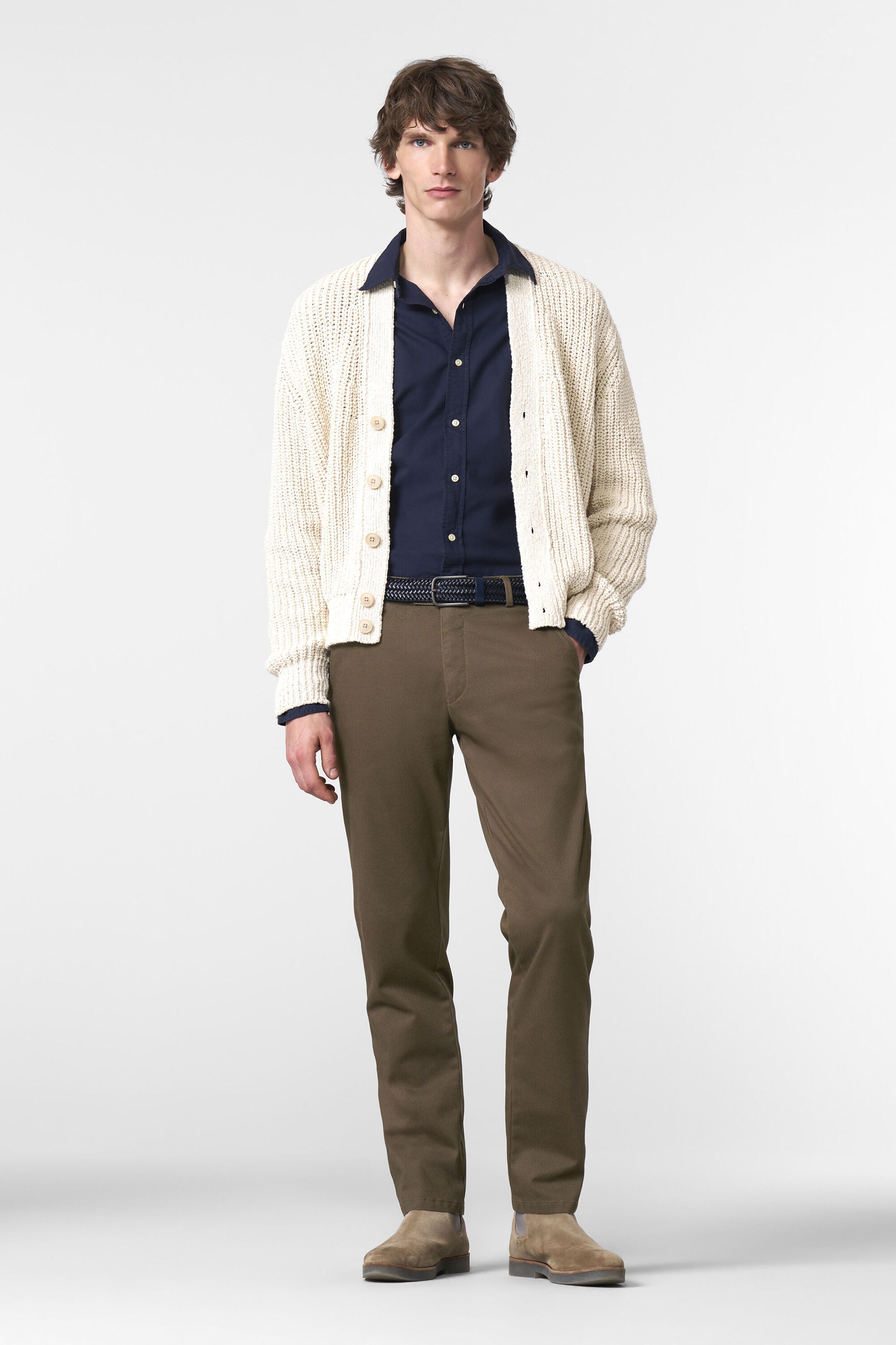 MEYER Chinos »BONN«, mit Micro Print