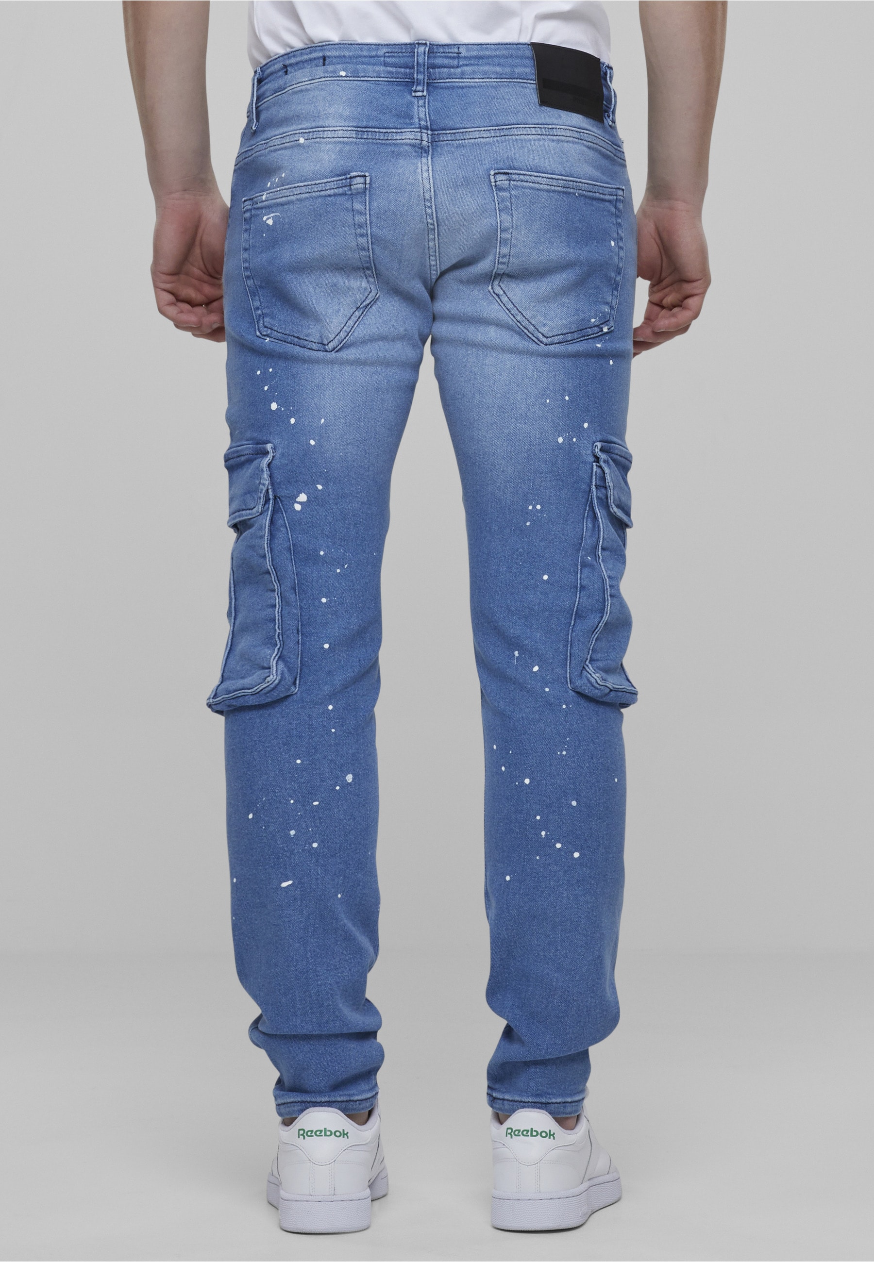 2Y Premium Stoffhose »2Y Premium Herren 2Y Skinny Fit Pocket Cargo Skull Jeans«