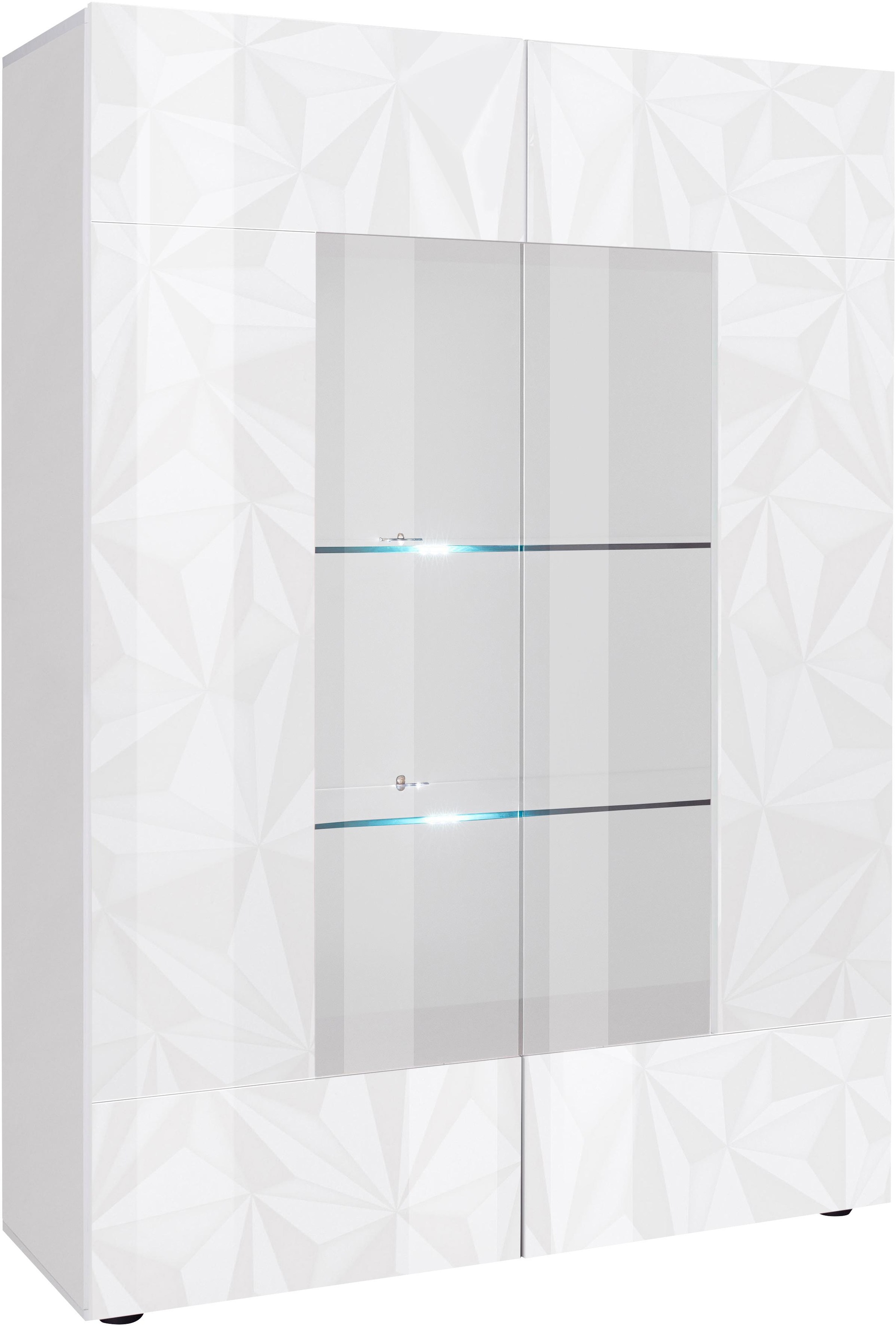 INOSIGN Vitrine "Prisma", Stauraumvitrine, Höhe 166 cm günstig online kaufen