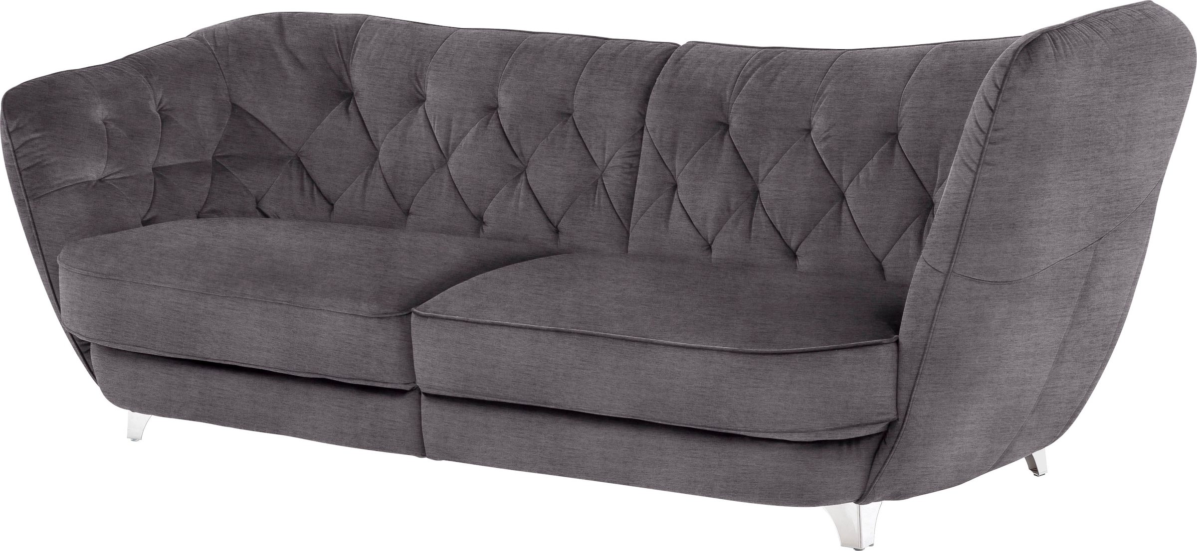 Leonique Big-Sofa "Retro", stylischer Hochlehner günstig online kaufen