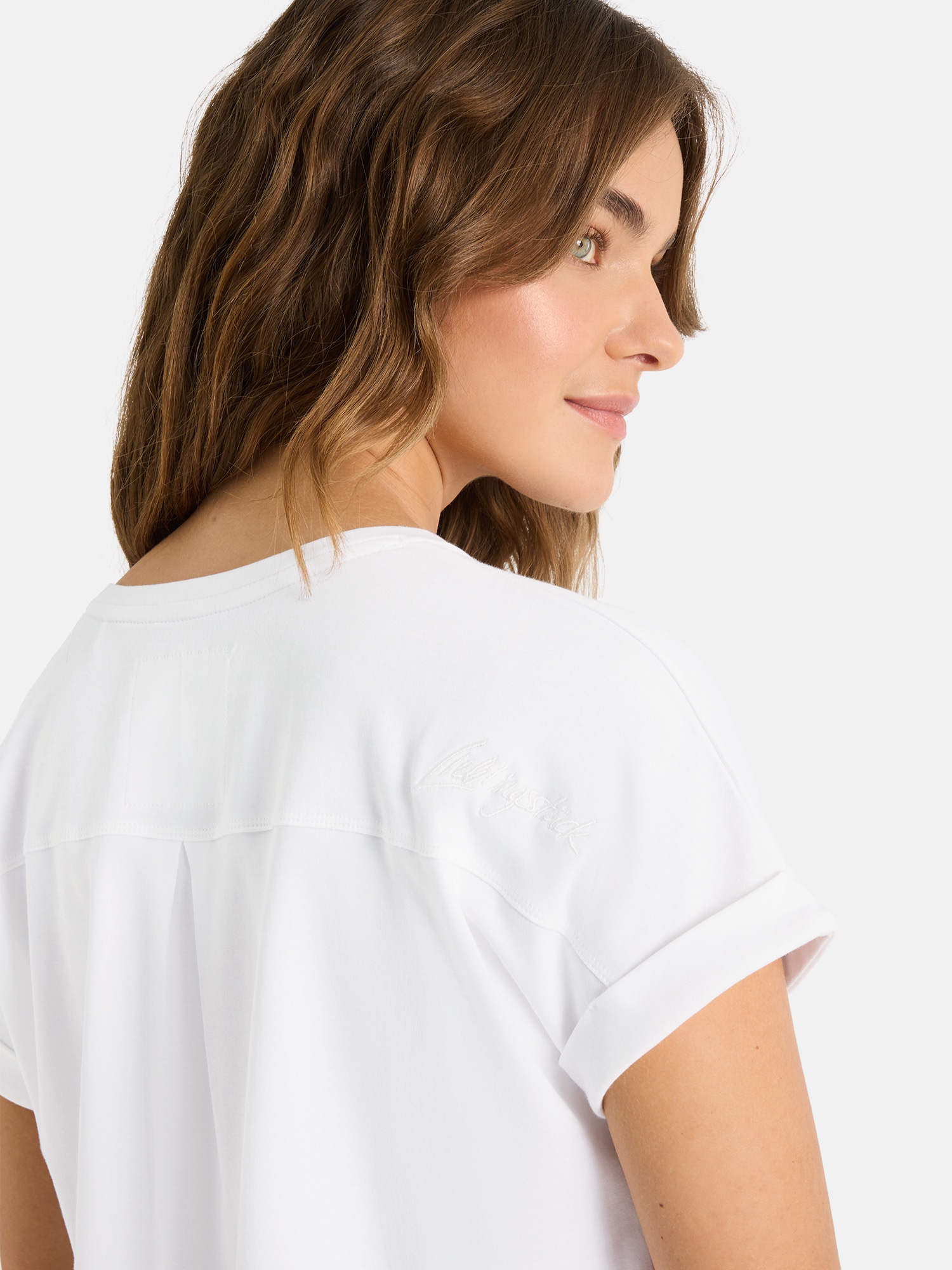 Lieblingsstück T-Shirt »CamilaEP« Ärmel mit Umschlag, Rundhals