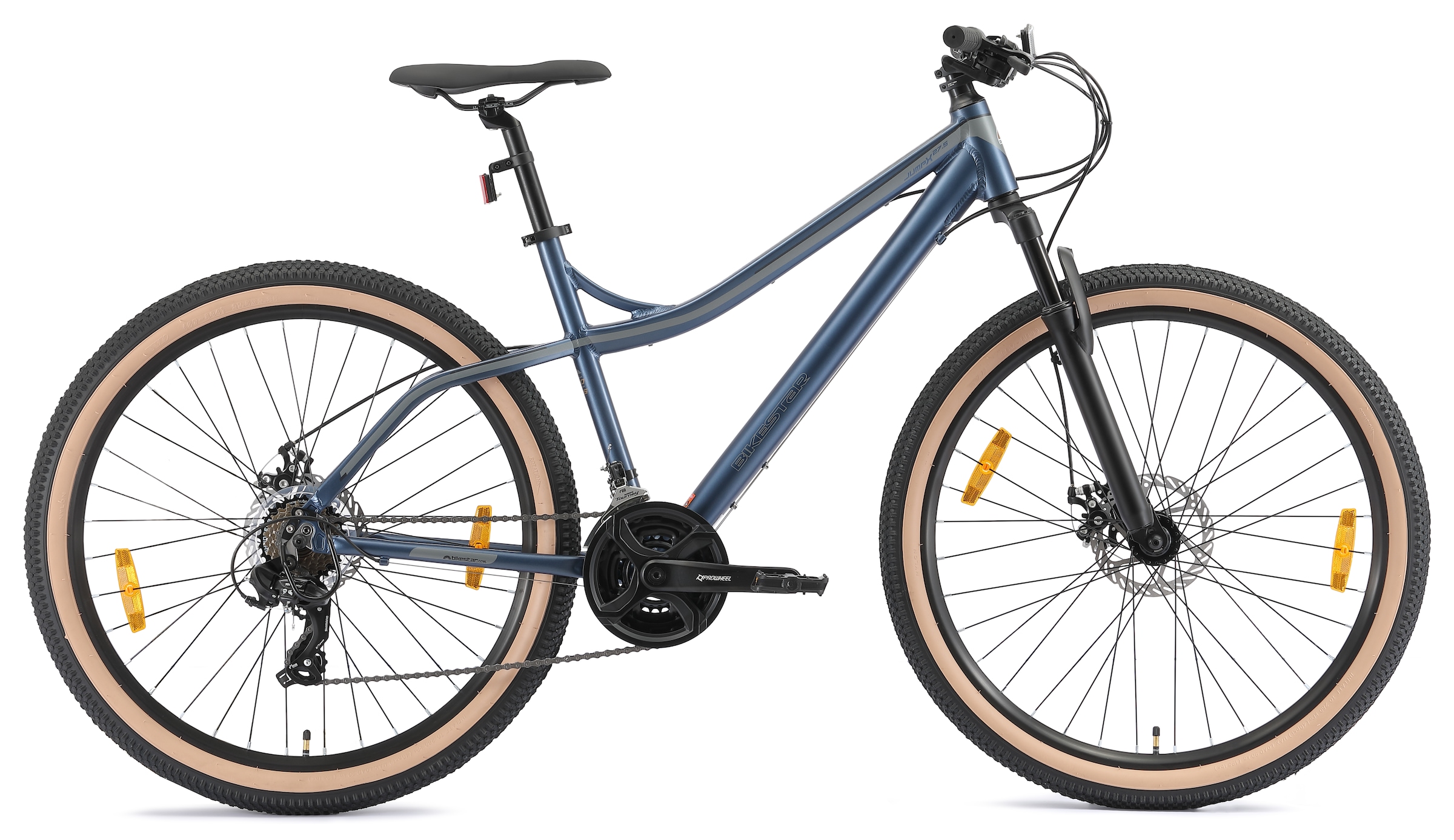 Bikestar Mountainbike 21 Gang Shimano RD-TY300 Schaltwerk Kettenschaltung für Damen und Herren, Kettenschaltung
