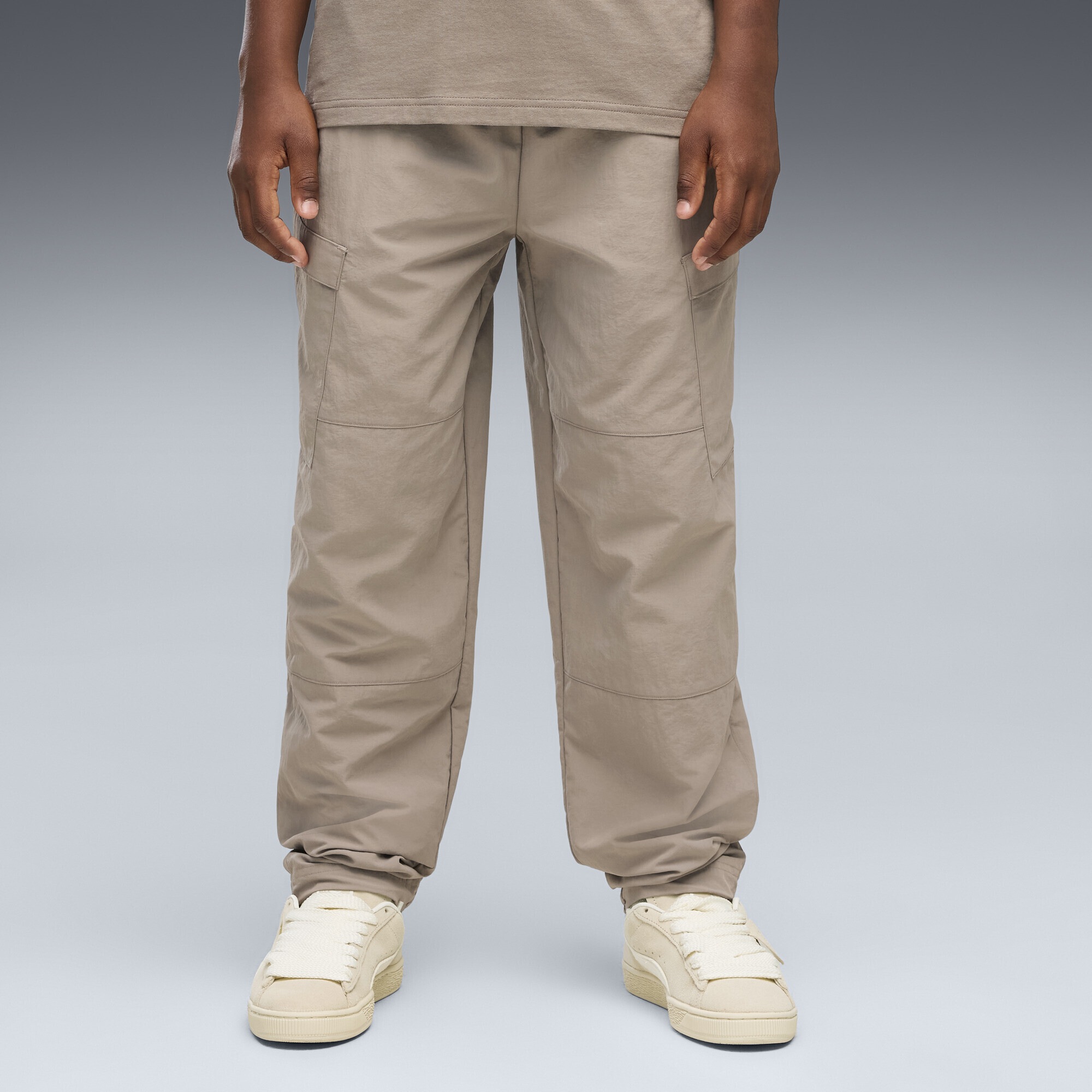 PUMA Sporthose »WARDROBE ESS Relaxed Gewebte Cargohose Jungen«