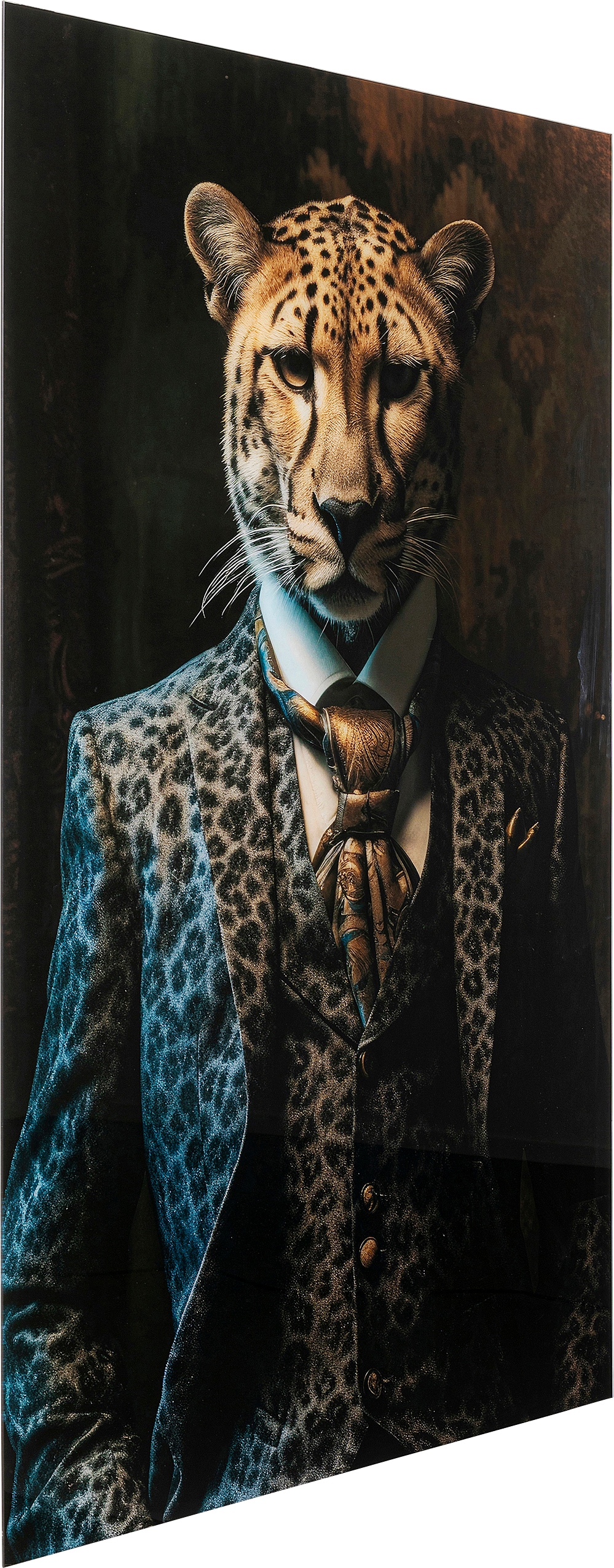 Kare Design Glasbild »Mister Leo 40x30cm« 1, 