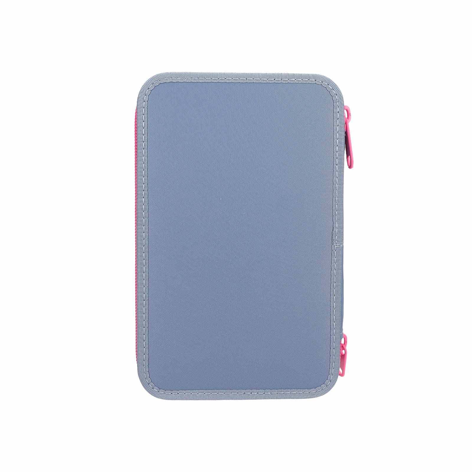 Depesche Buntstift »3-Fach Federtasche mit Silikon-Pins TOPModel 7,5 x 13 x 20 cm blau«