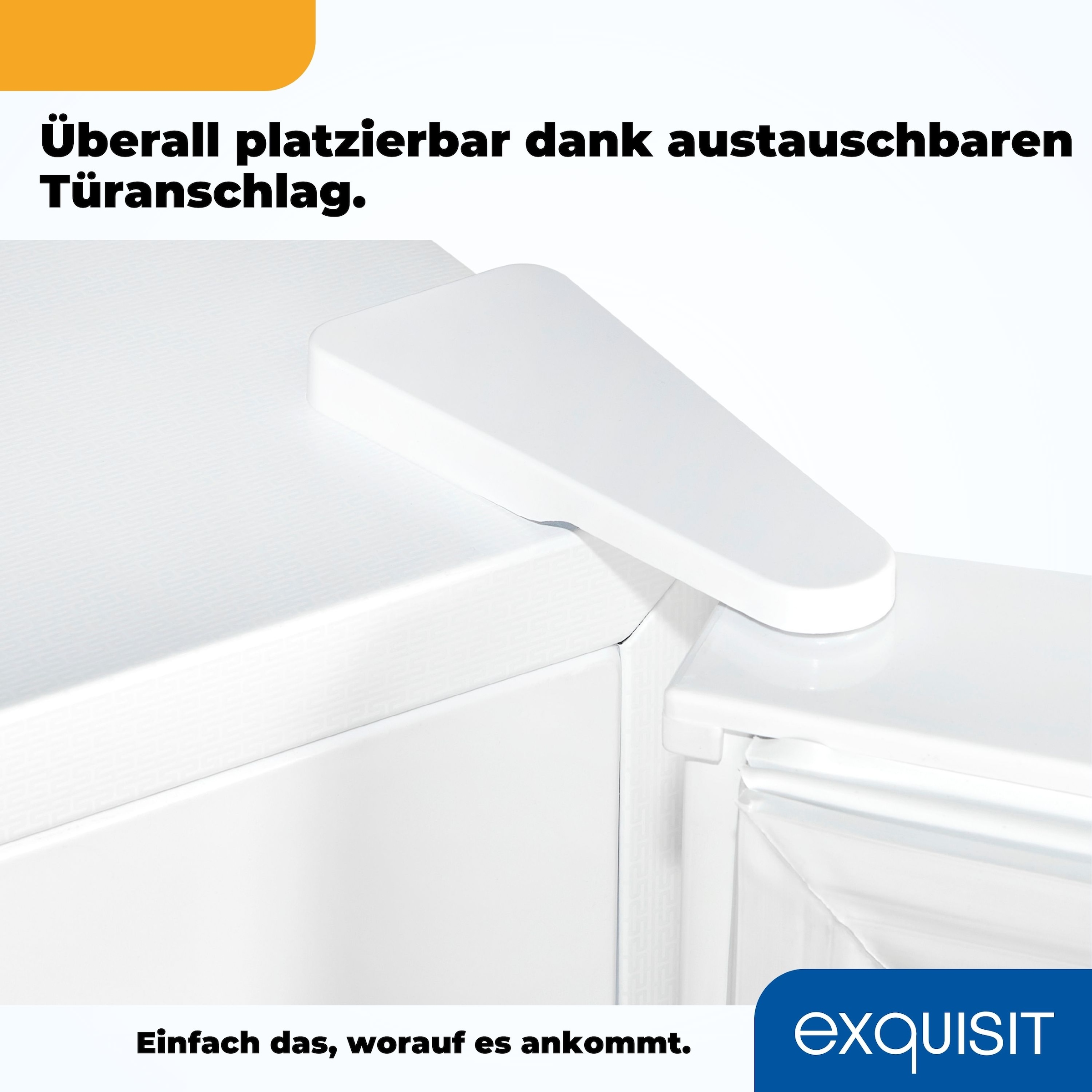 exquisit Gefrierschrank »GS230-HE-040D«, 142 cm hoch, 55 cm breit, wechselbarer Türanschlag