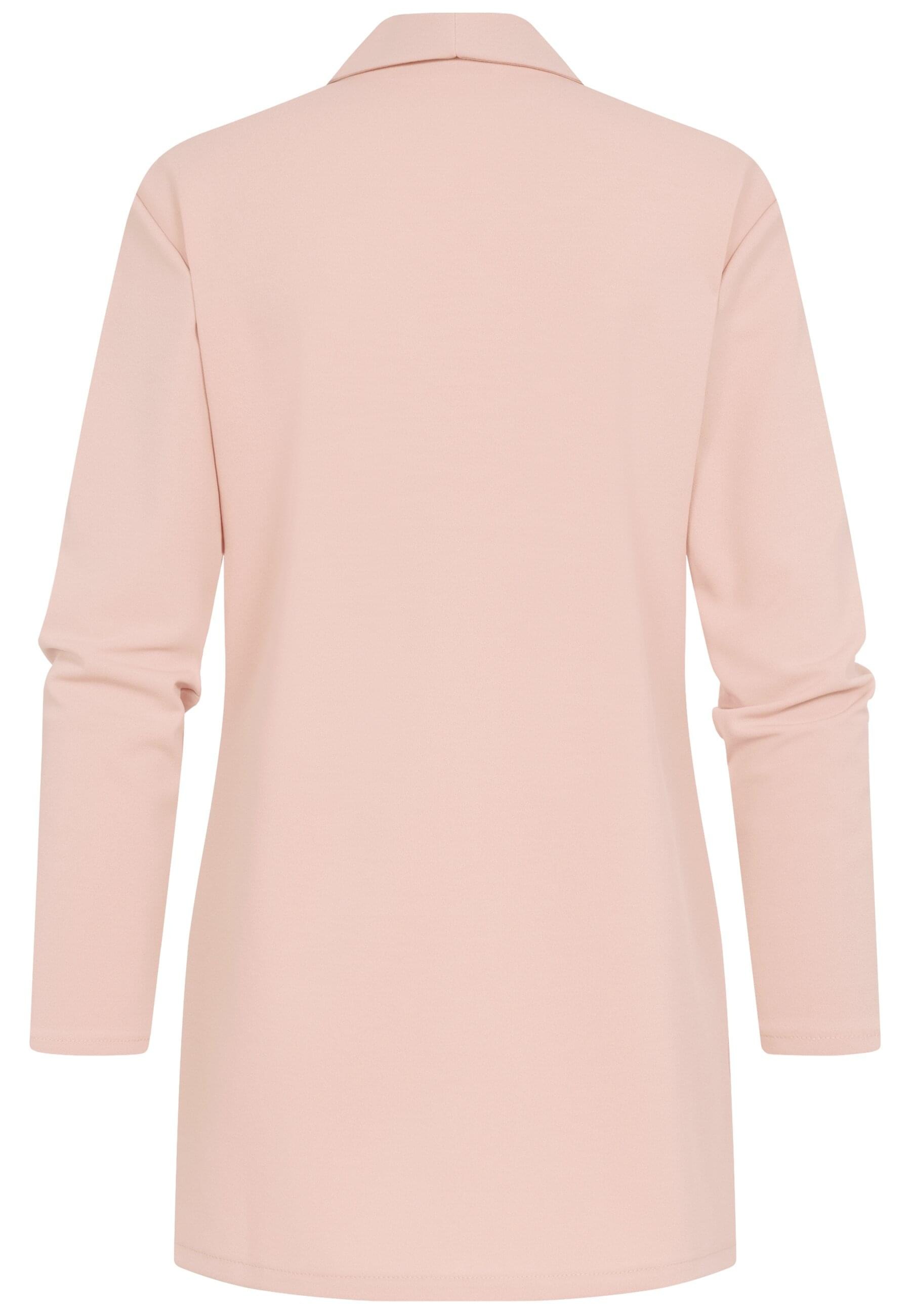 CLOUD 5IVE Strickjacke "CLOUD 5IVE Longform Blazer mit Reverskragen" 1 Stk. günstig online kaufen