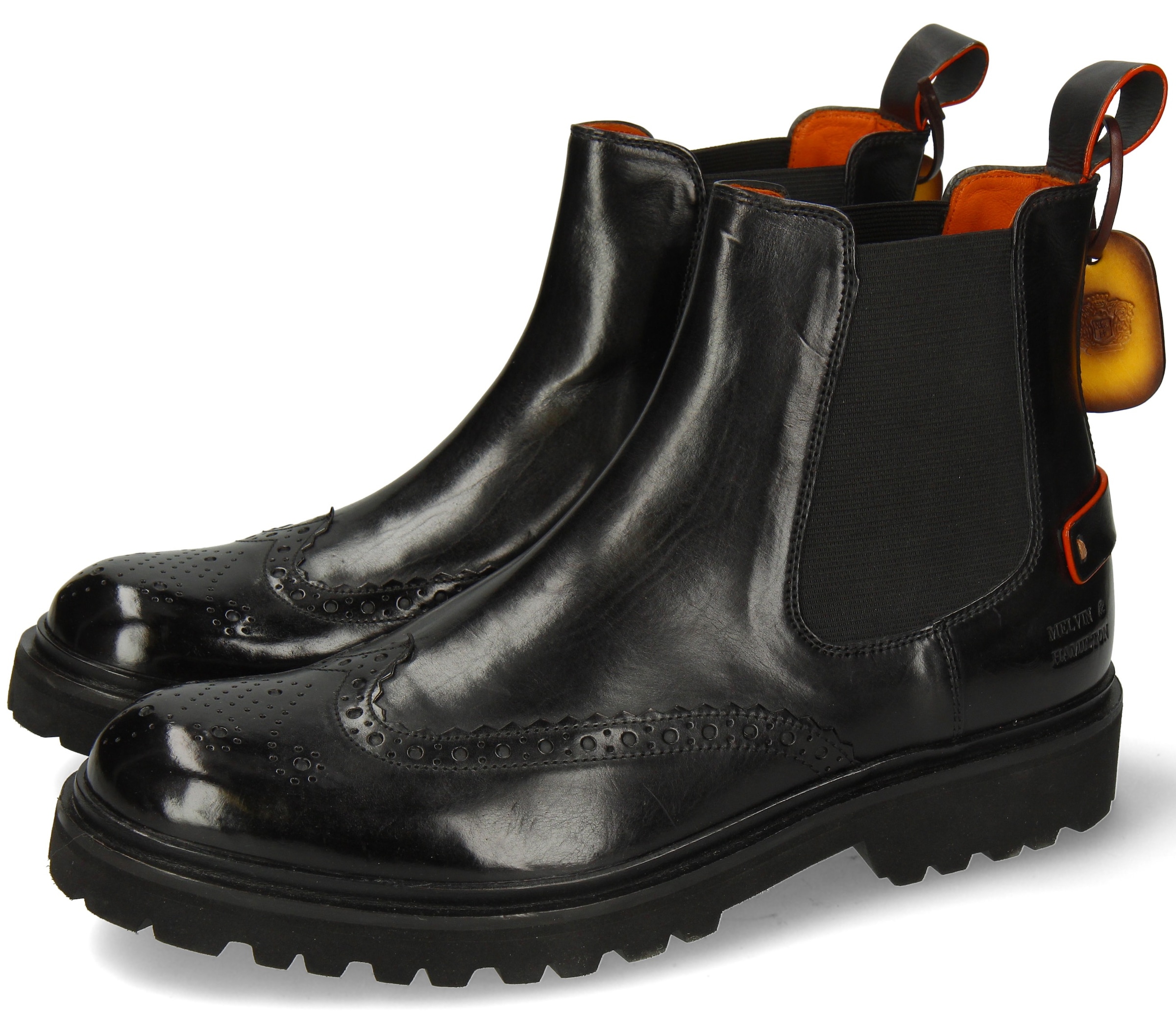 Chelseaboots »Pierce 26 - vegetabil gegerbt«, Budapester, Business Schuh, Chunky Boots...