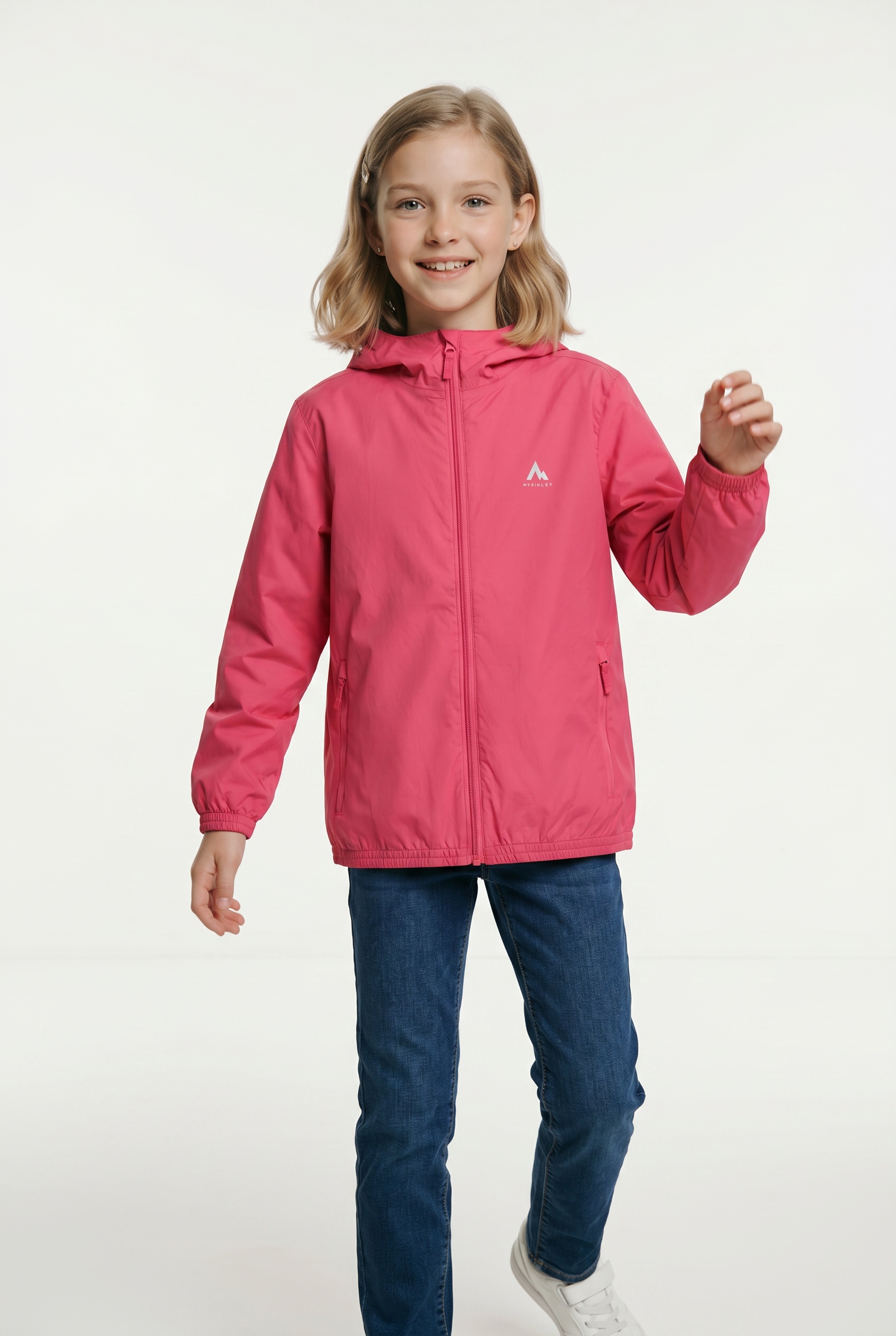 McKINLEY Regenjacke »KI.-REGENJACKE KEREOL III J« sportlicher Stil, mit AQUAMAX-Technologie, verschweißte Nähte