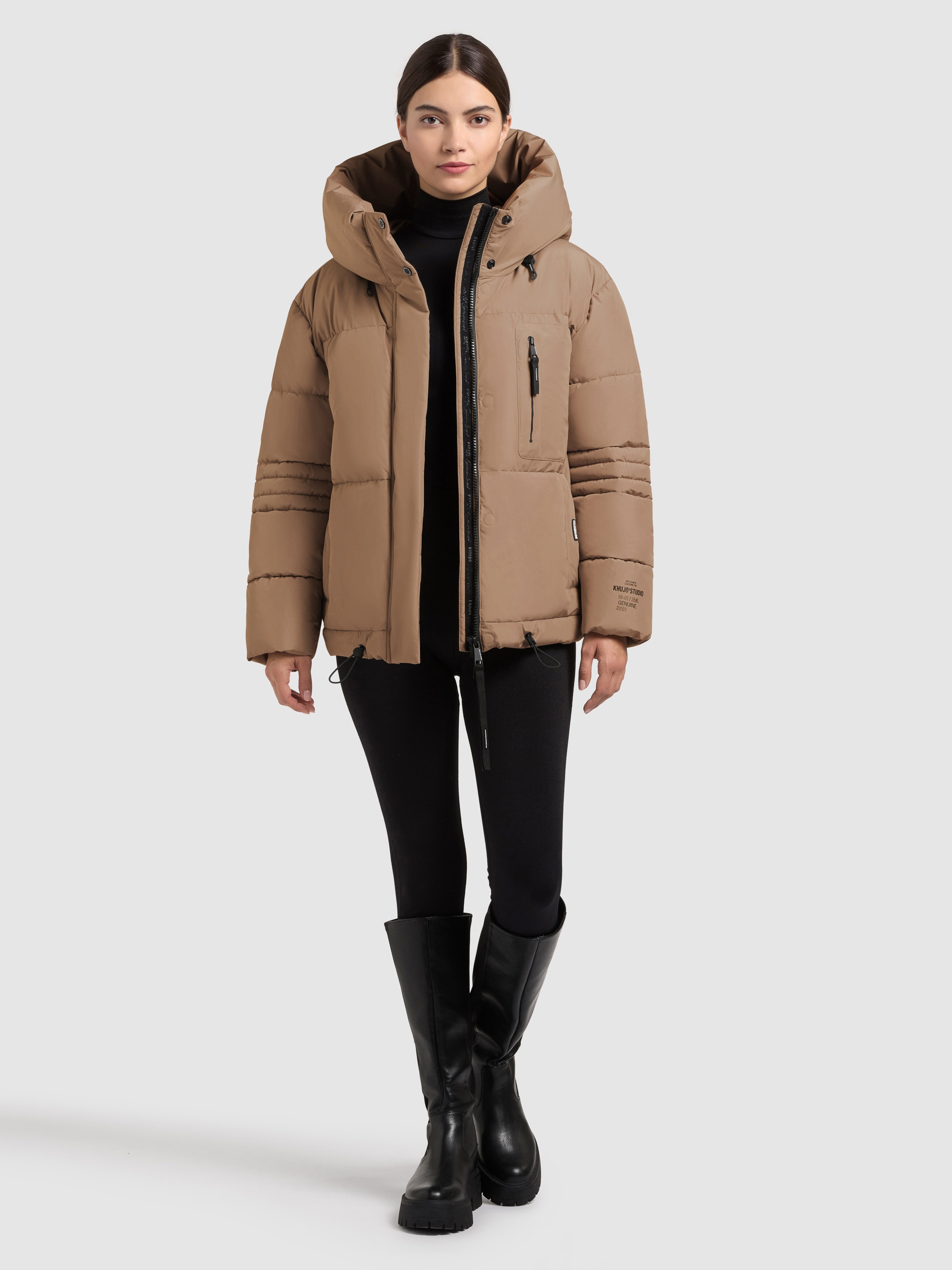 khujo Steppjacke »PEEKE2« 2 Stk. tlg. mit Kapuze