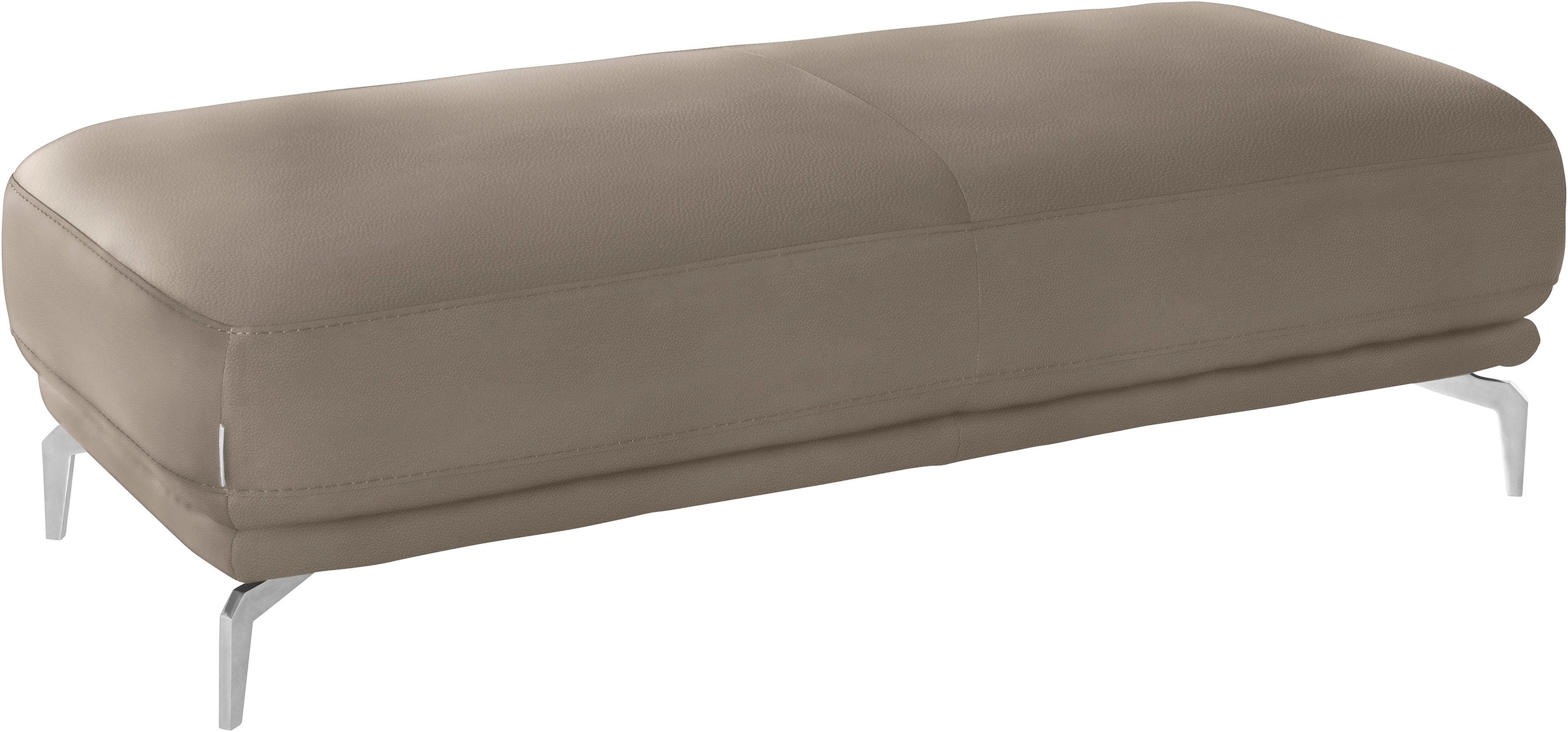 W.SCHILLIG Hocker »montanaa«, mit Metallfüßen in Chrom glänzend, Breite 141 cm