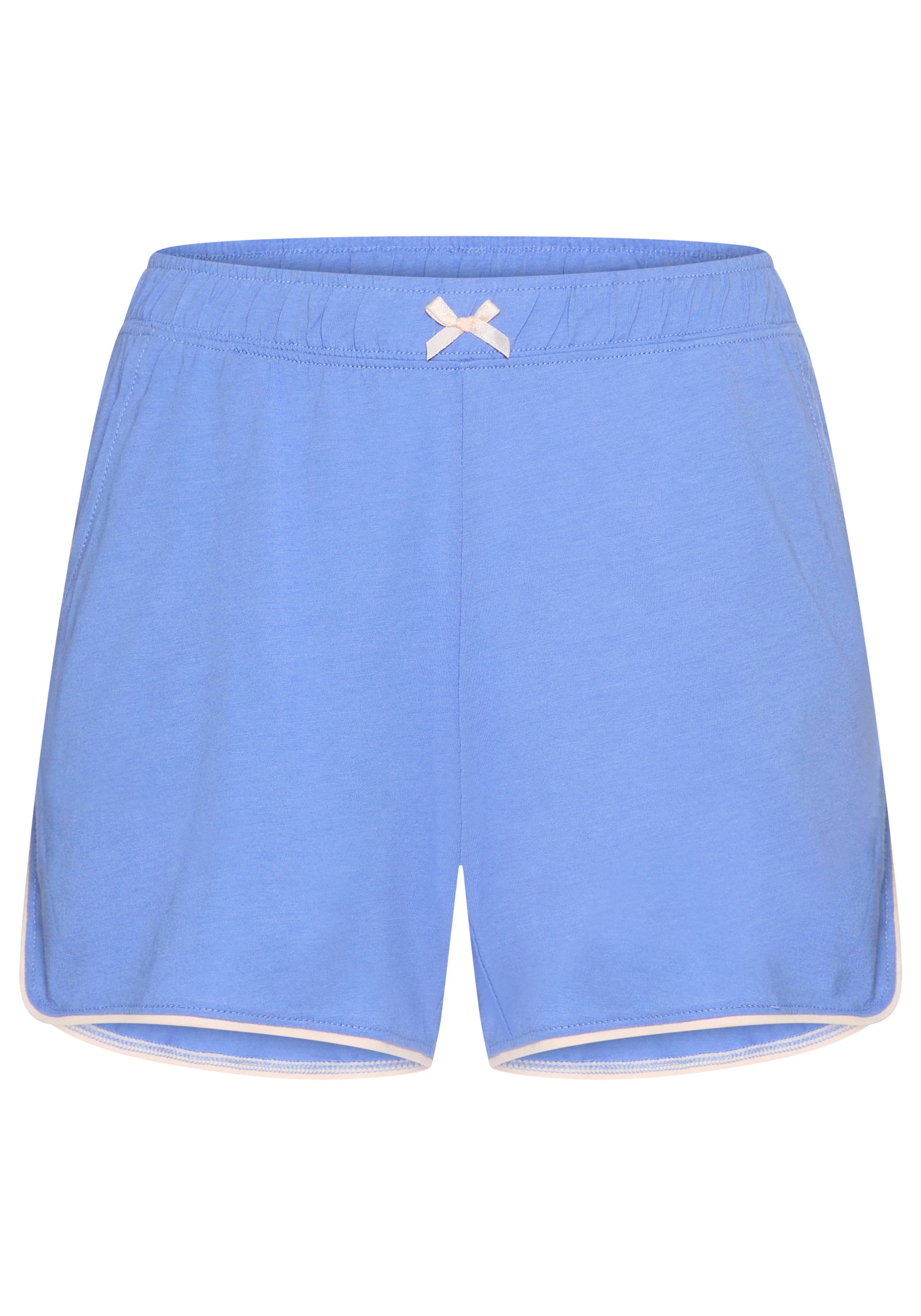 LASCANA Pyjamashorts  mit Kontrastpaspel am Saum