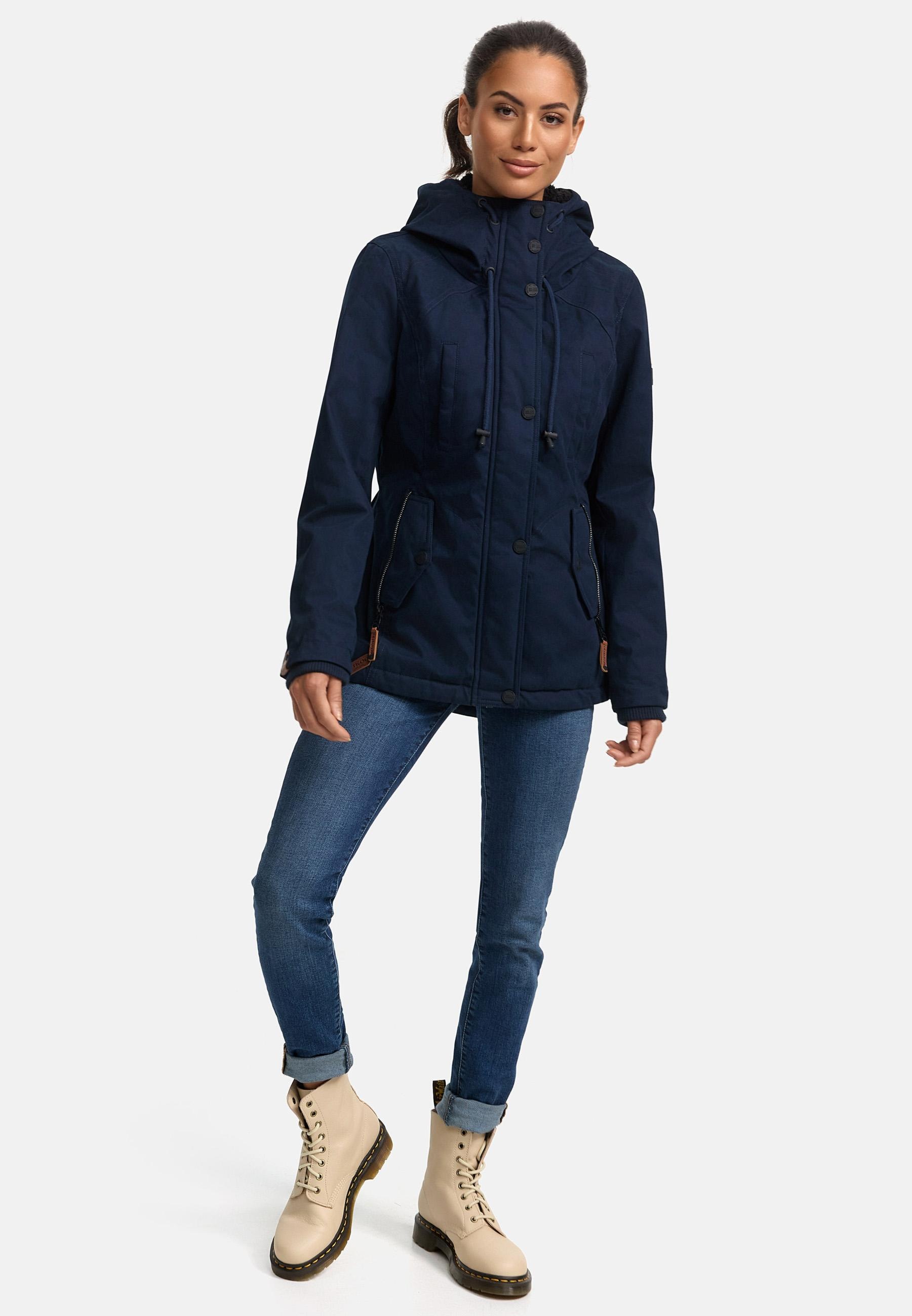 Marikoo Winterjacke »Bikoo«, mit Kapuze, sportliche Damen Outdoor Baumwolljacke mit Kapuze