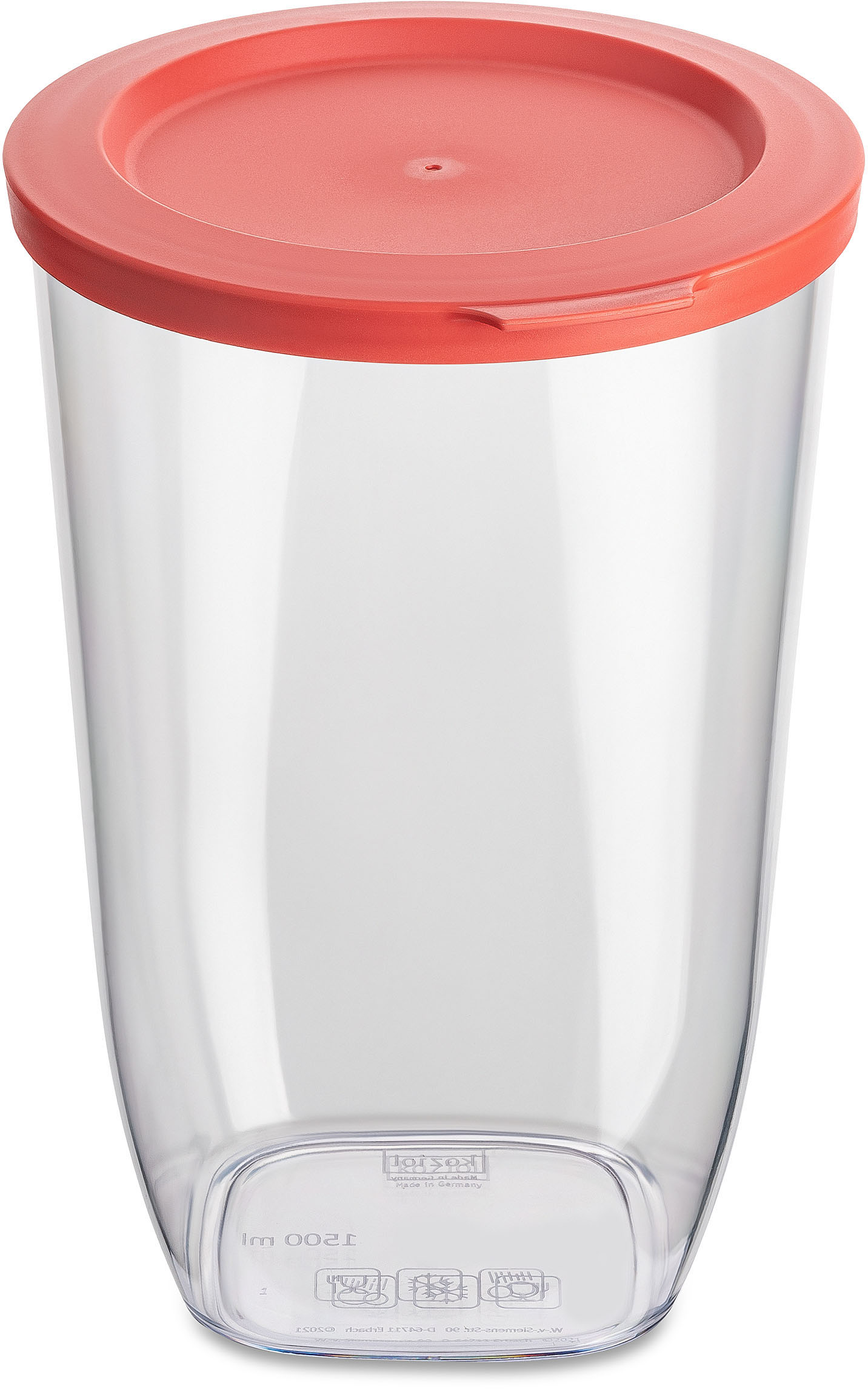 KOZIOL Vorratsdose "CONNECT DRY STORAGE M" spülmaschinengeeignet,melaminfrei,recycelbar 1.5L