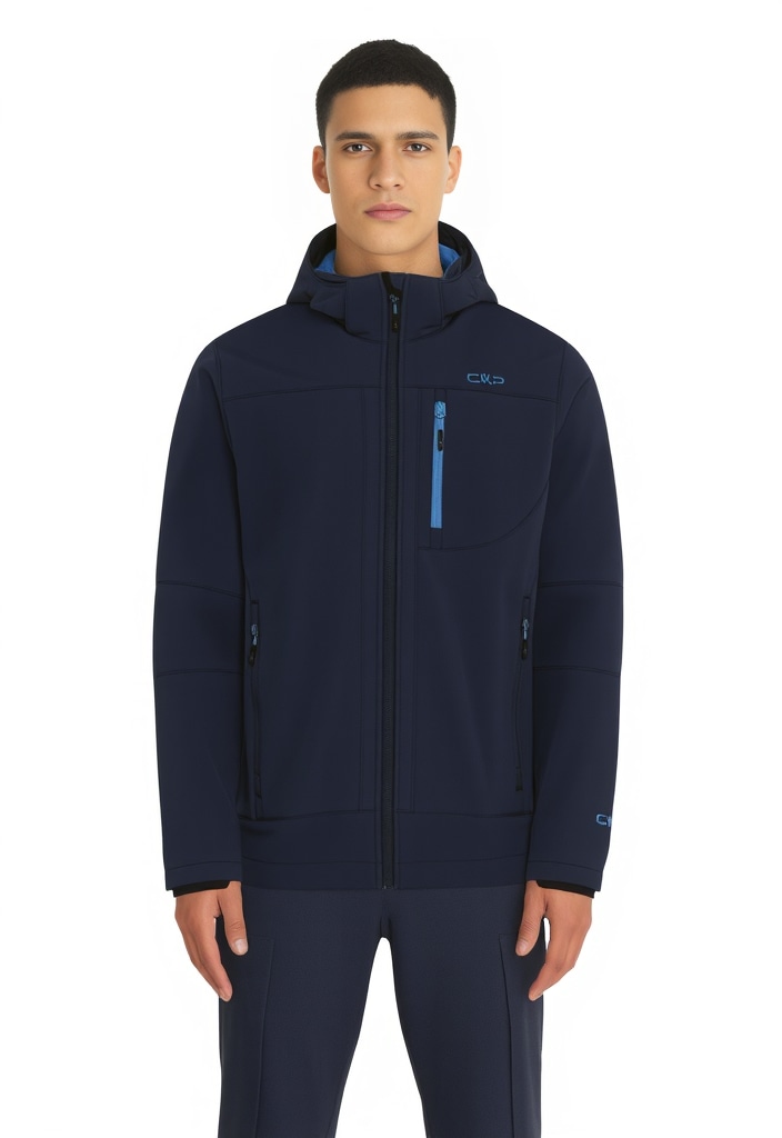 CMP Softshelljacke 1 Stk. tlg. mit Kapuze Wasserabweisend & Winddicht & Atm günstig online kaufen