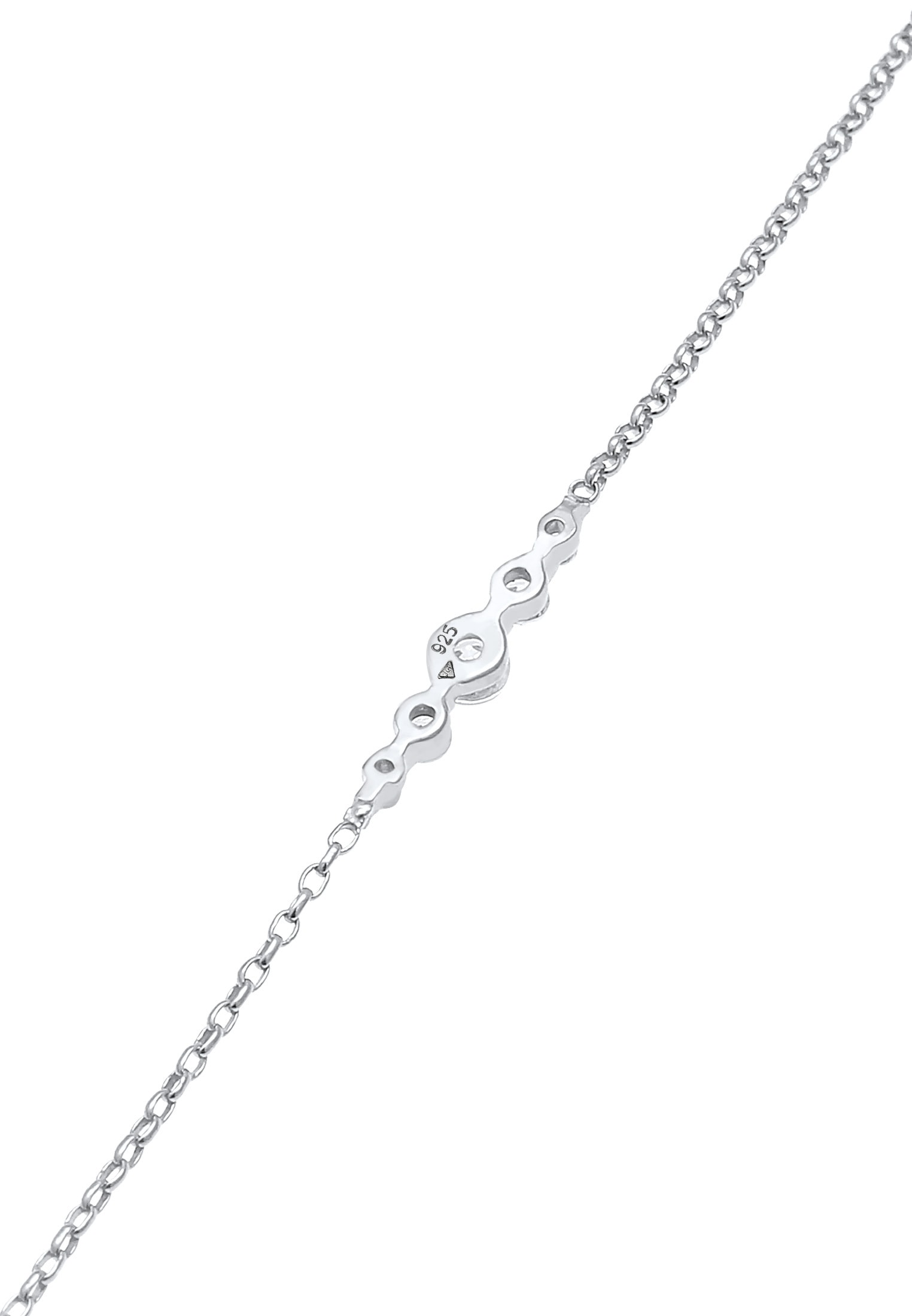 Elli Armband »Klassisch Funkelnd Zirkonia Kristalle 925 Silber«