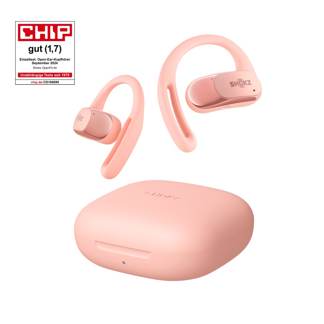 Shokz Open-Ear-Kopfhörer »OpenFit Air + Case«
