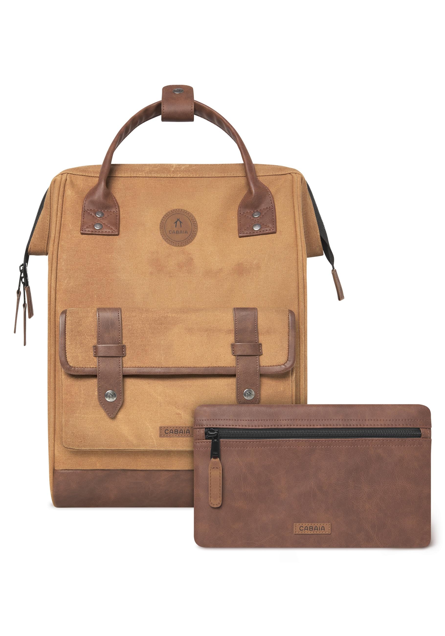 Tagesrucksack »Adventurer M Waxed Cotton«, Cityrucksack mit austauschbaren Vordertaschen