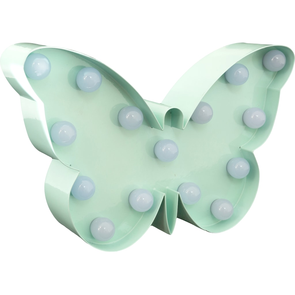 MARQUEE LIGHTS LED Dekolicht »Butterfly«, 15 flammig-flammig