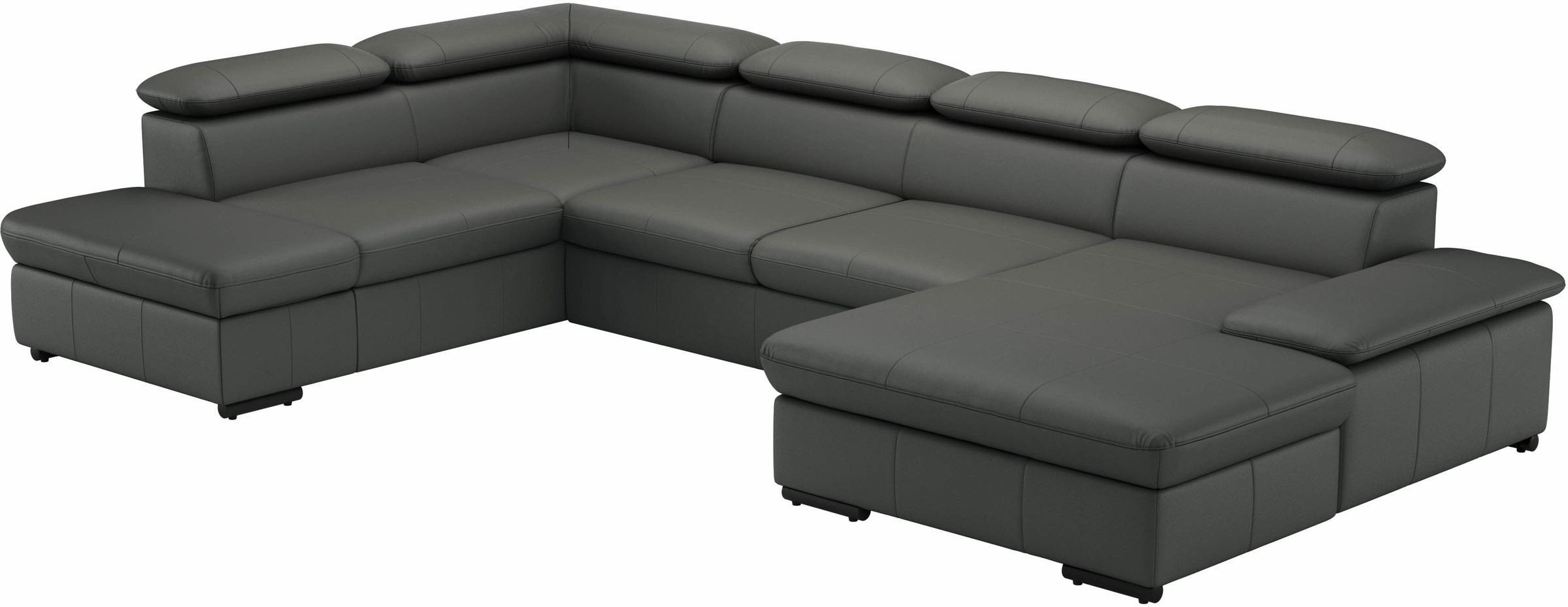 Sit & More Alcudia U-Shape Sofa Grey 2