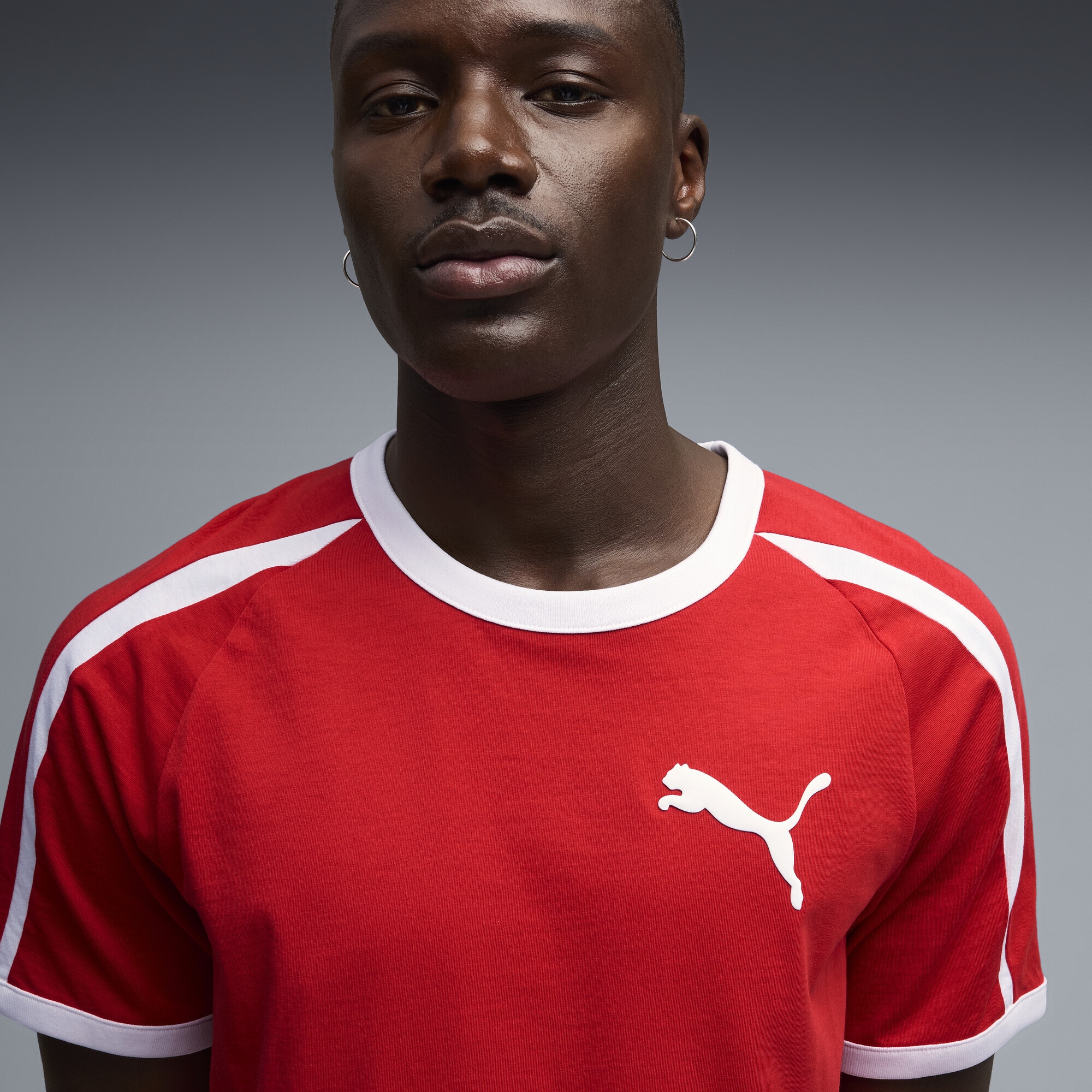 PUMA T-Shirt »T7 Big Cat Ringer-T-Shirt Herren«