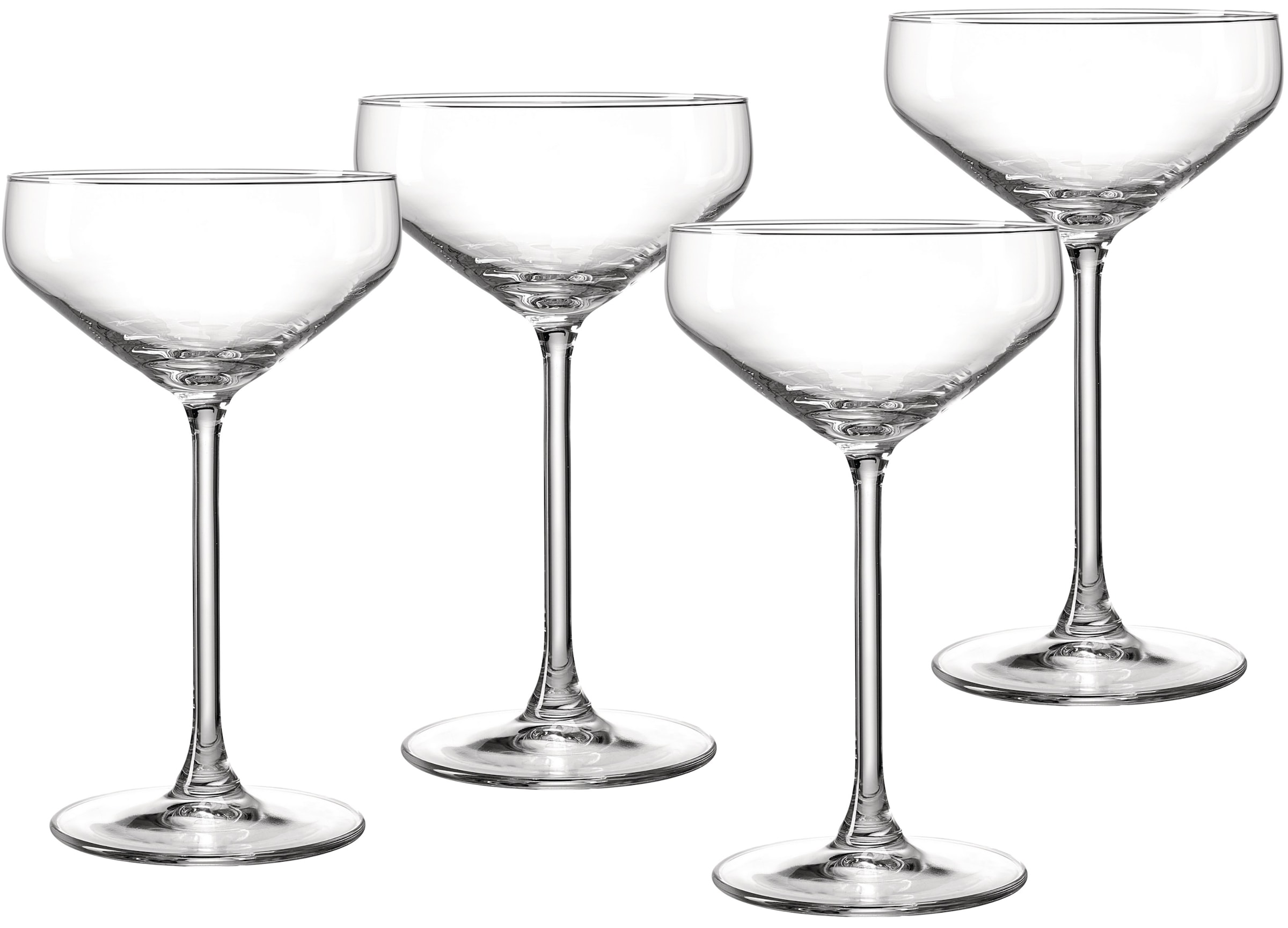 Ritzenhoff & Breker Champagnerglas "Rumba" Champagnerschale im 4er Set, je 300 ml